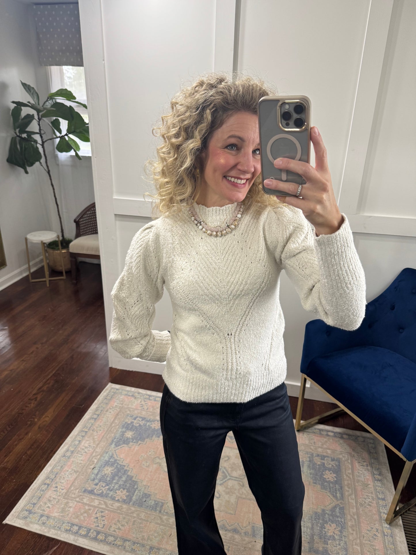 Aliza ivory sweater