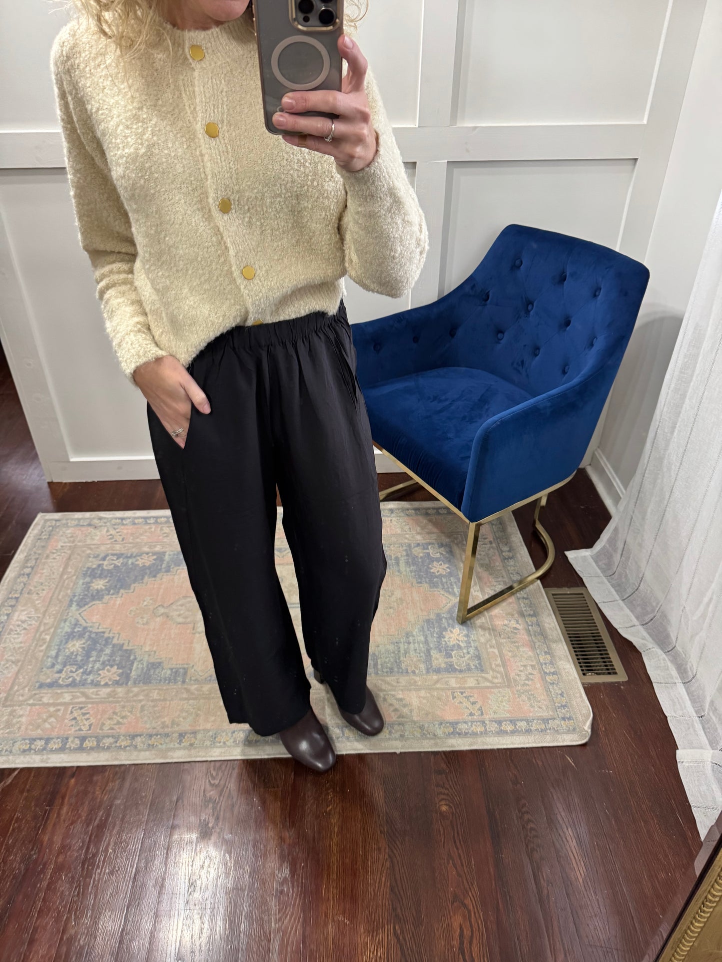 Paris brushed suede pant