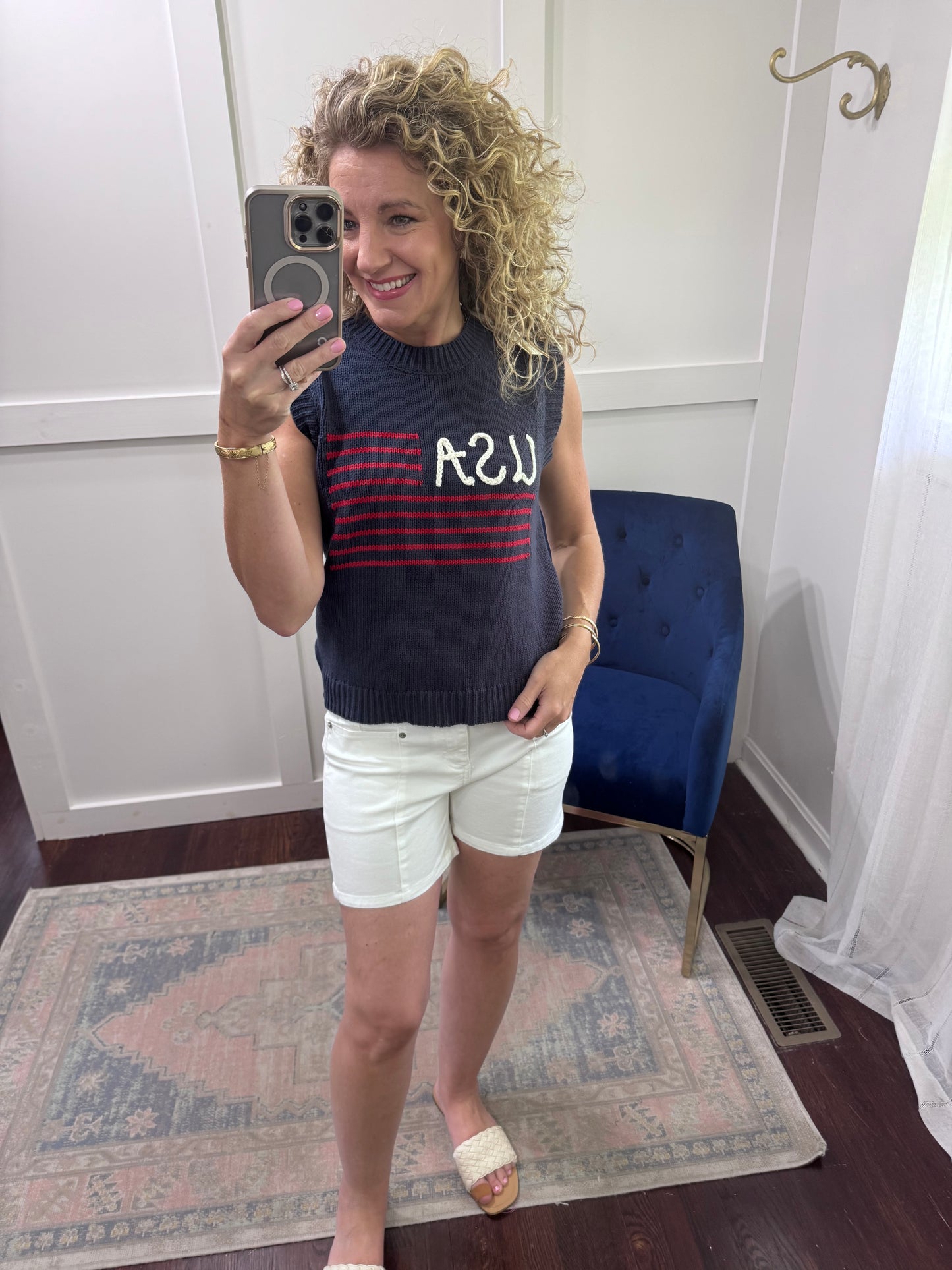 American flag sweater
