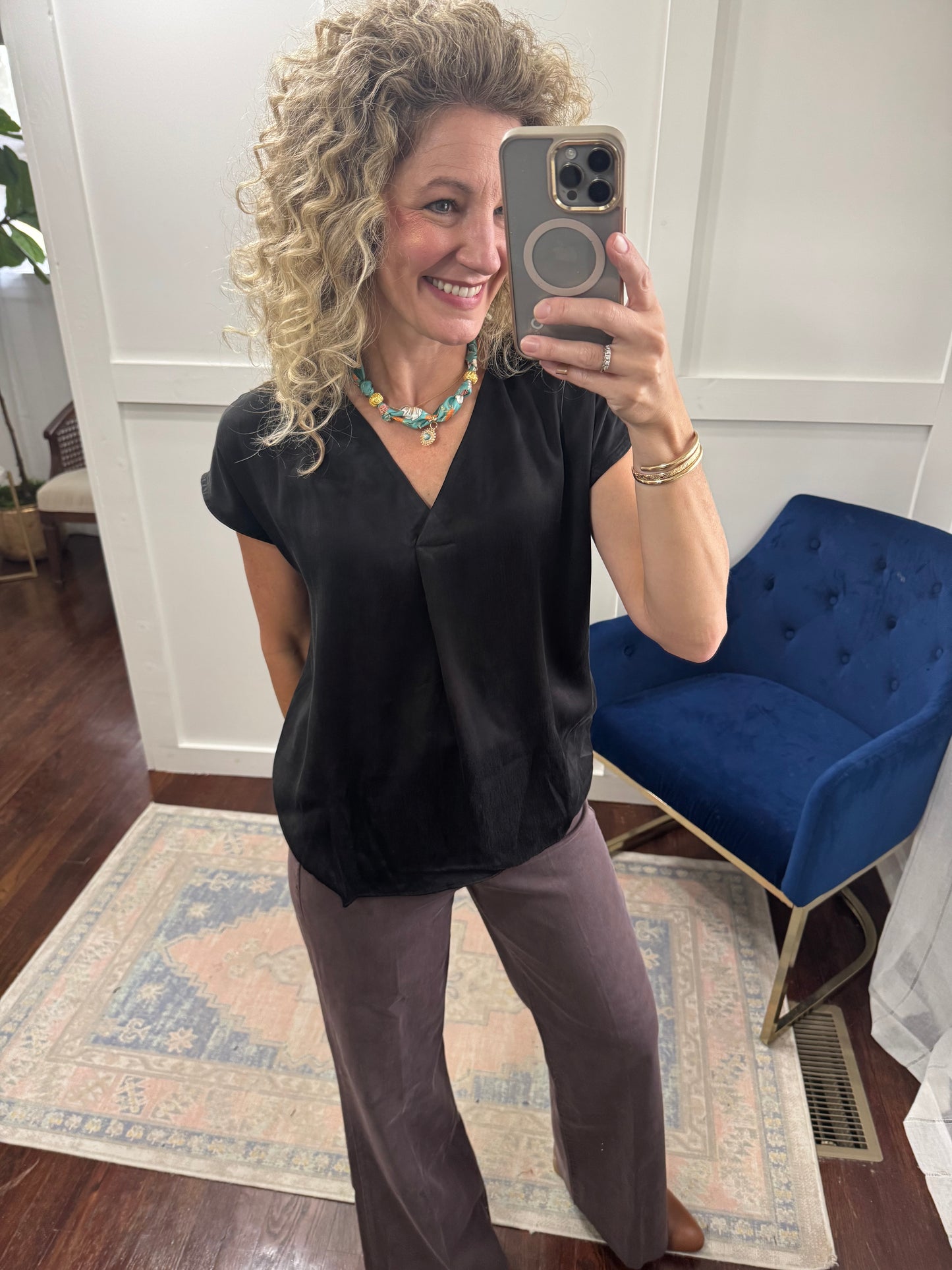 Kristen v-neck top