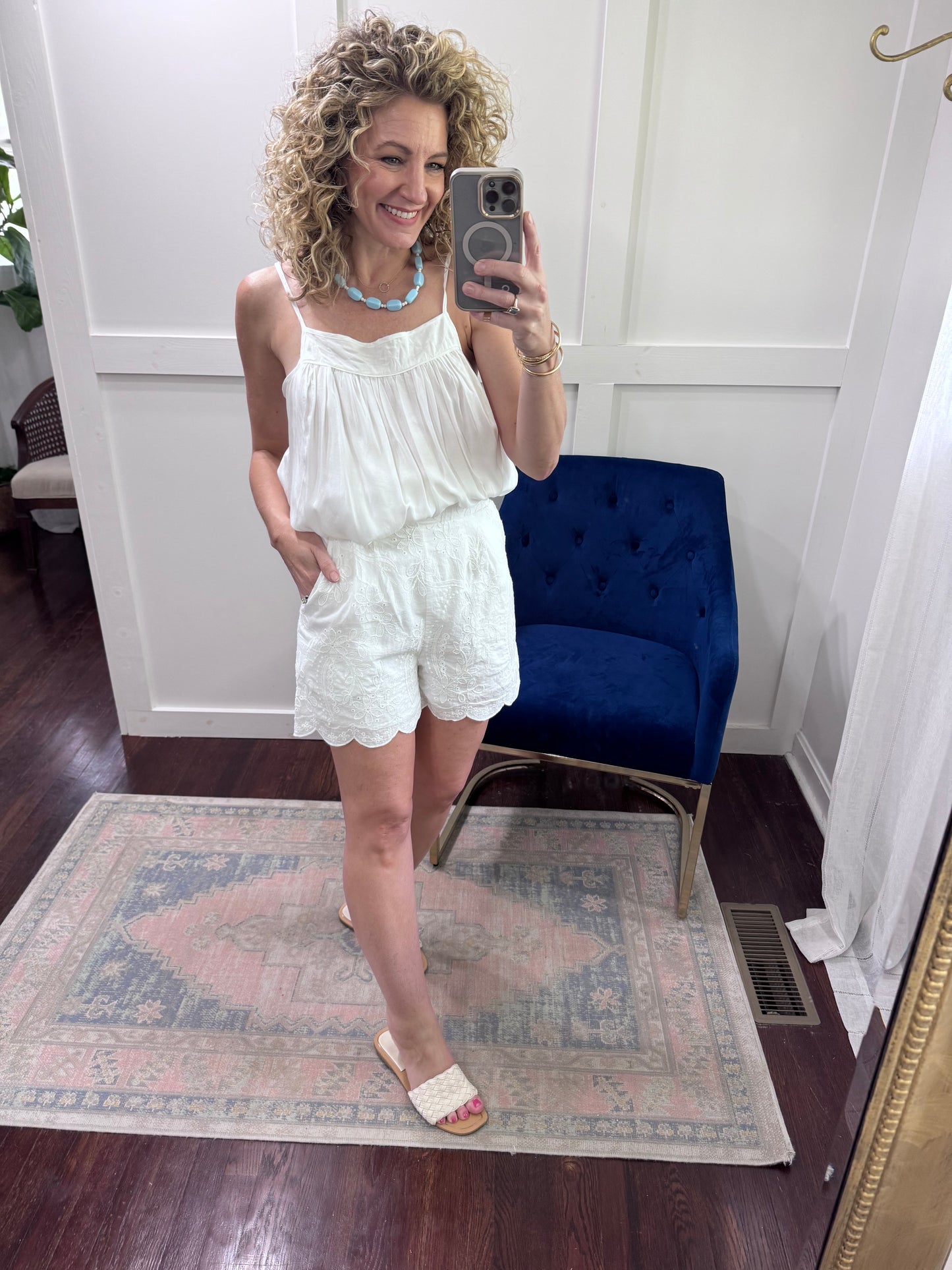 Jannie white shorts