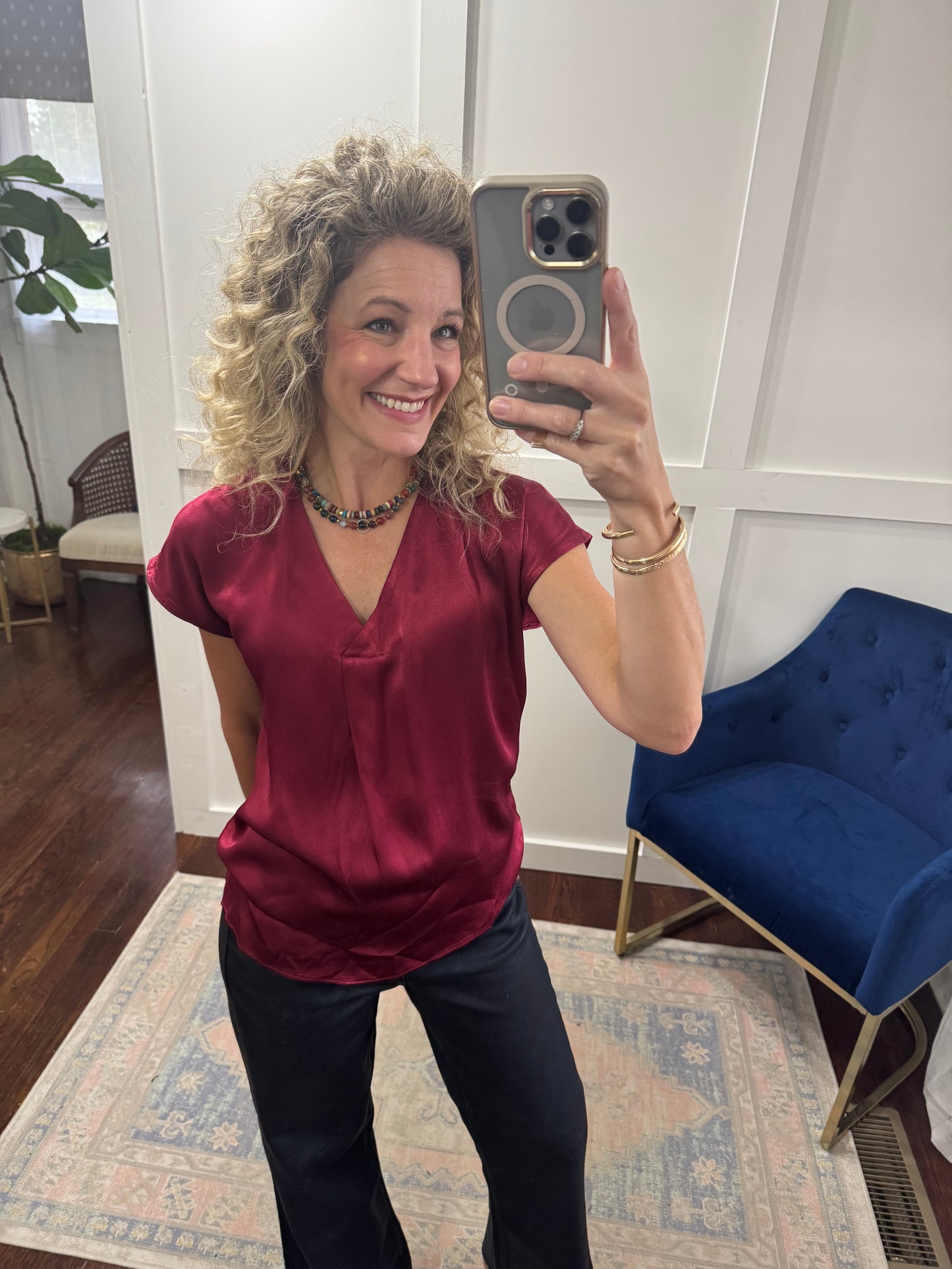 Kristen v-neck top