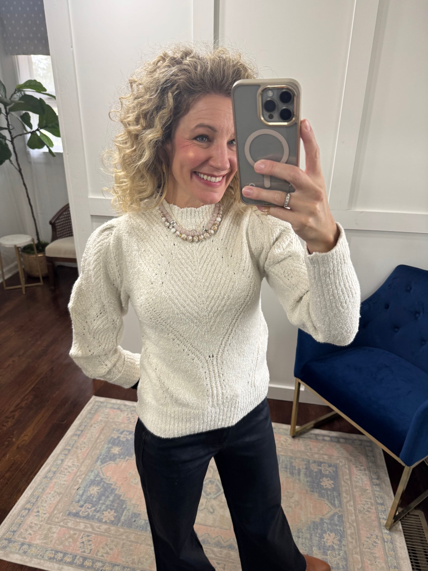 Aliza ivory sweater