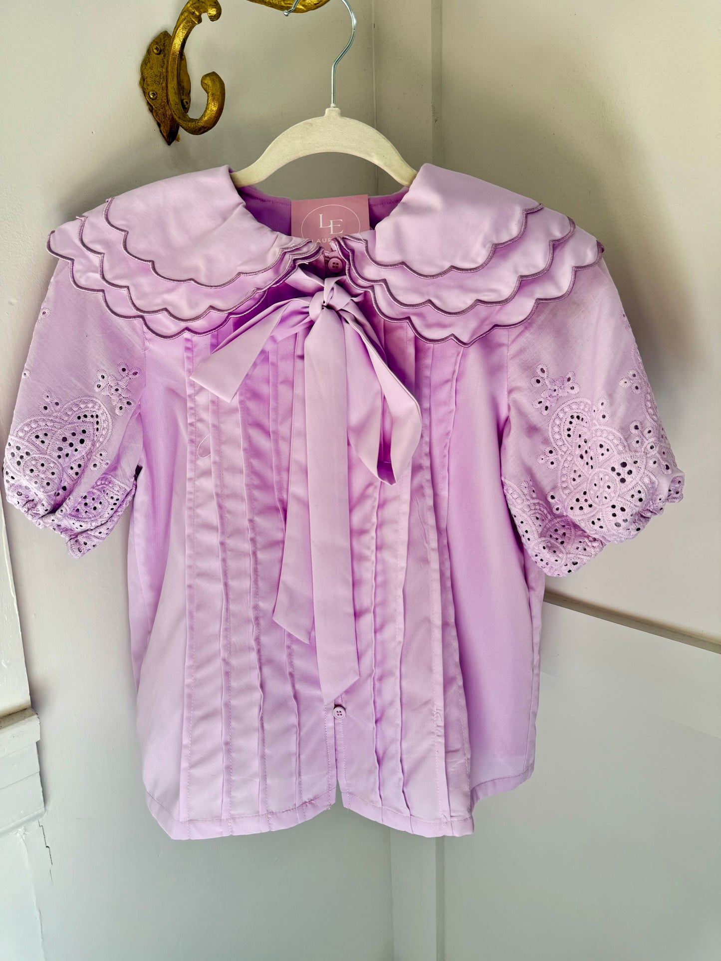 Lilac collared shirt