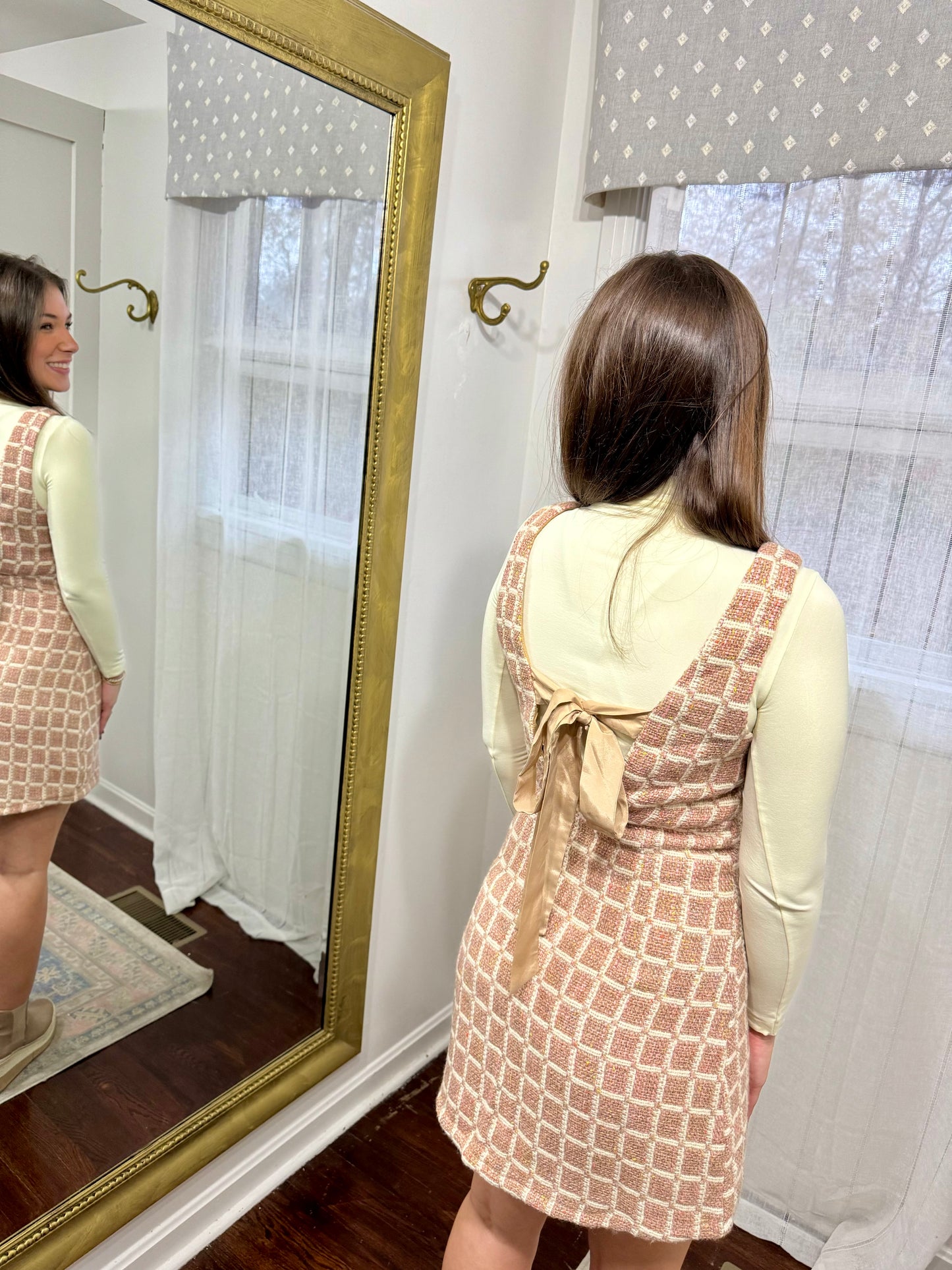 Tweed mini dress