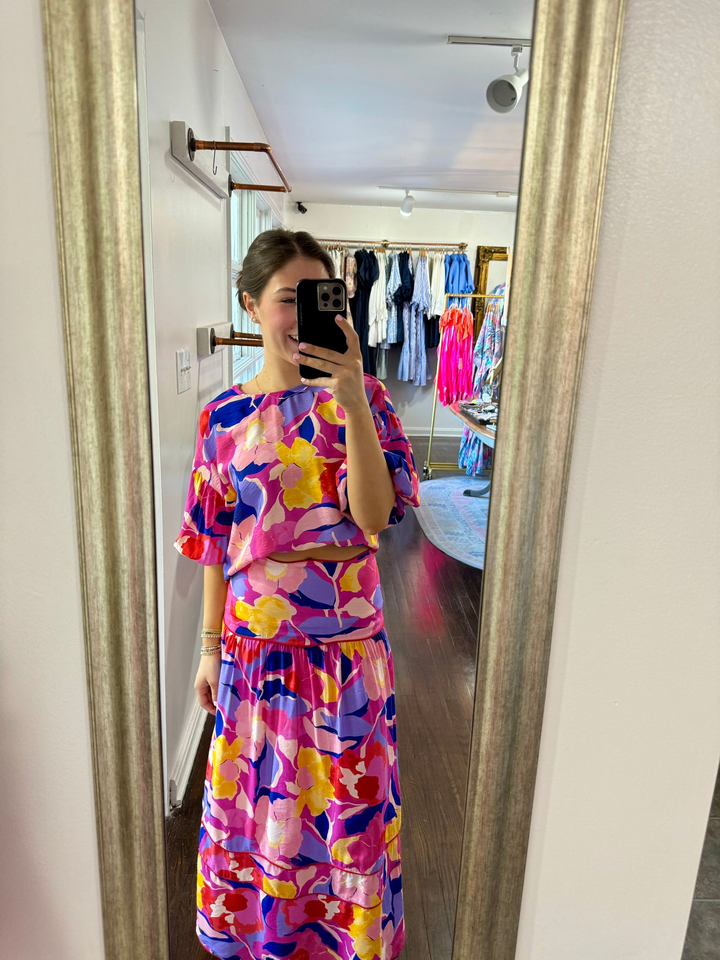 Olivia printed blouse