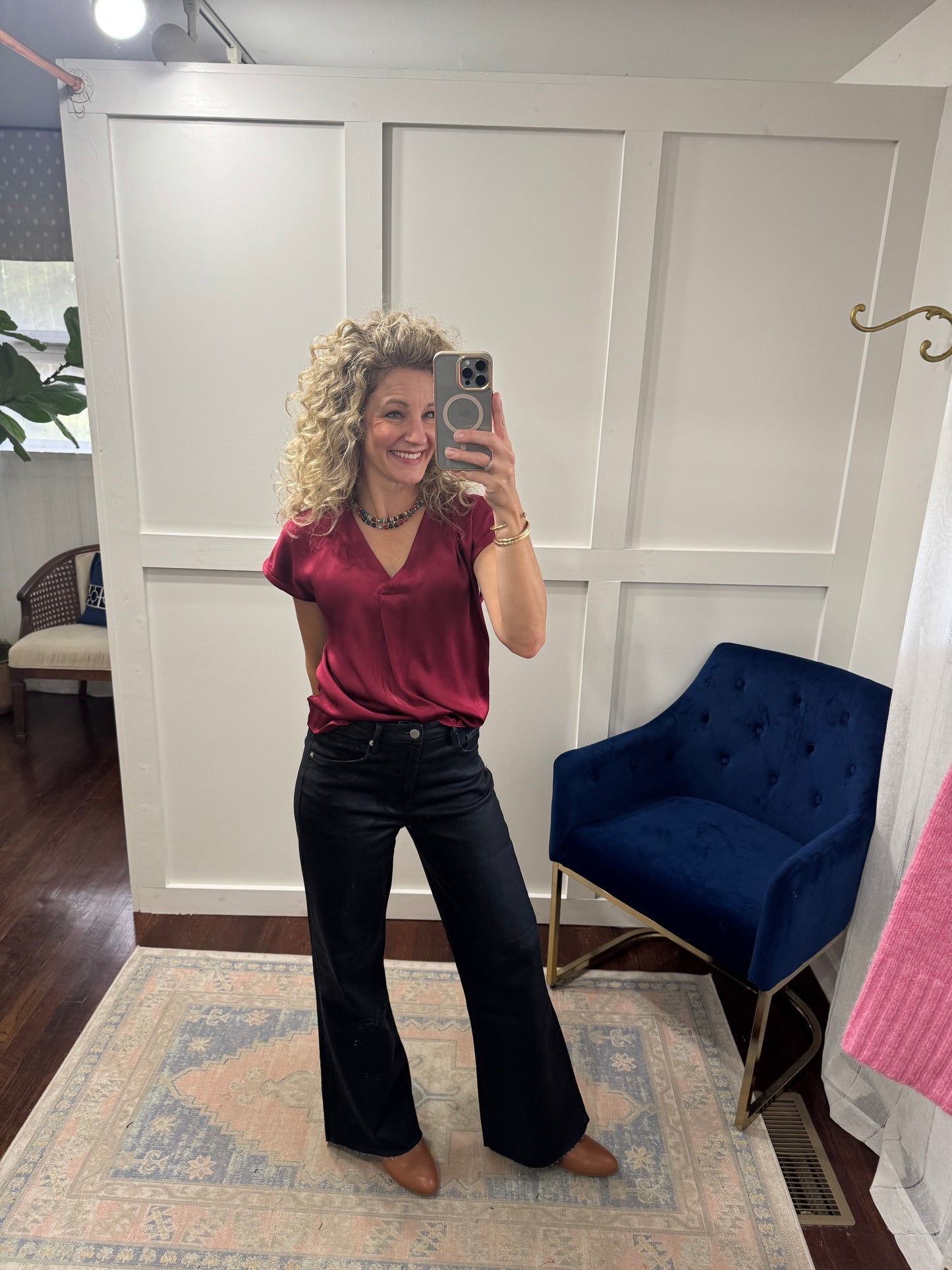 Kristen v-neck top