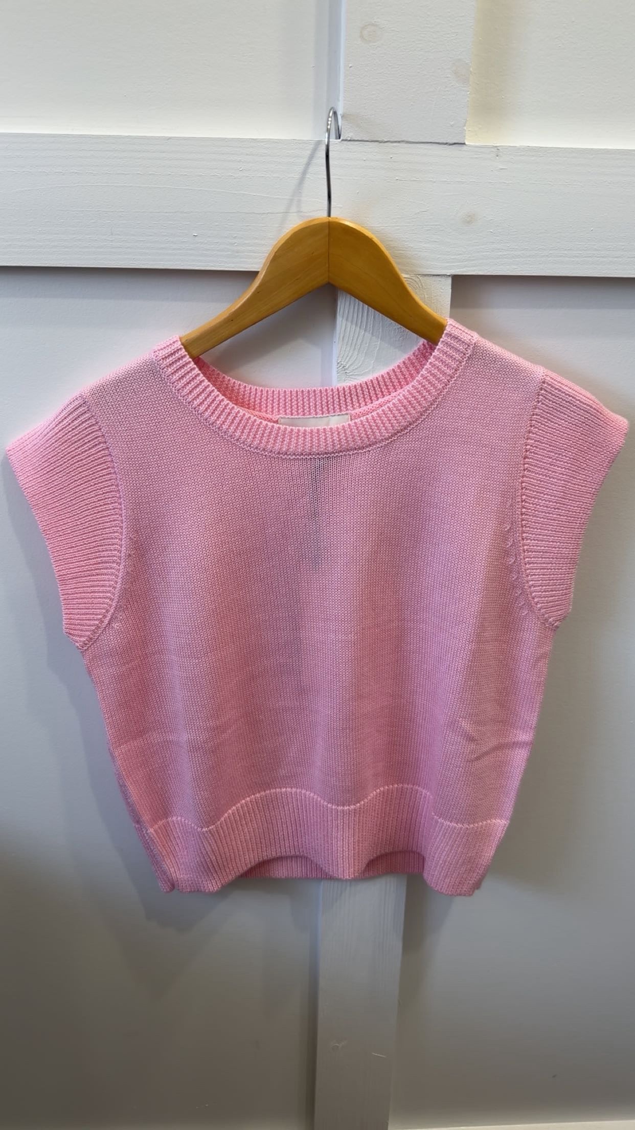 Light pink knit sweater
