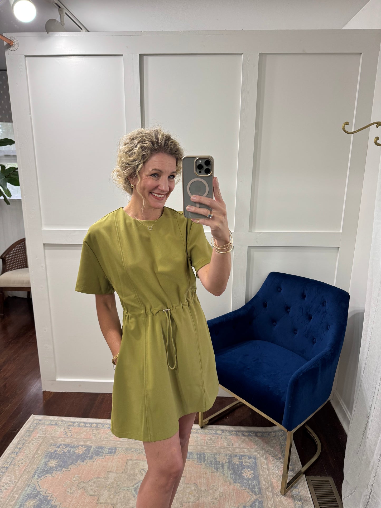 Olive not too sporty dress