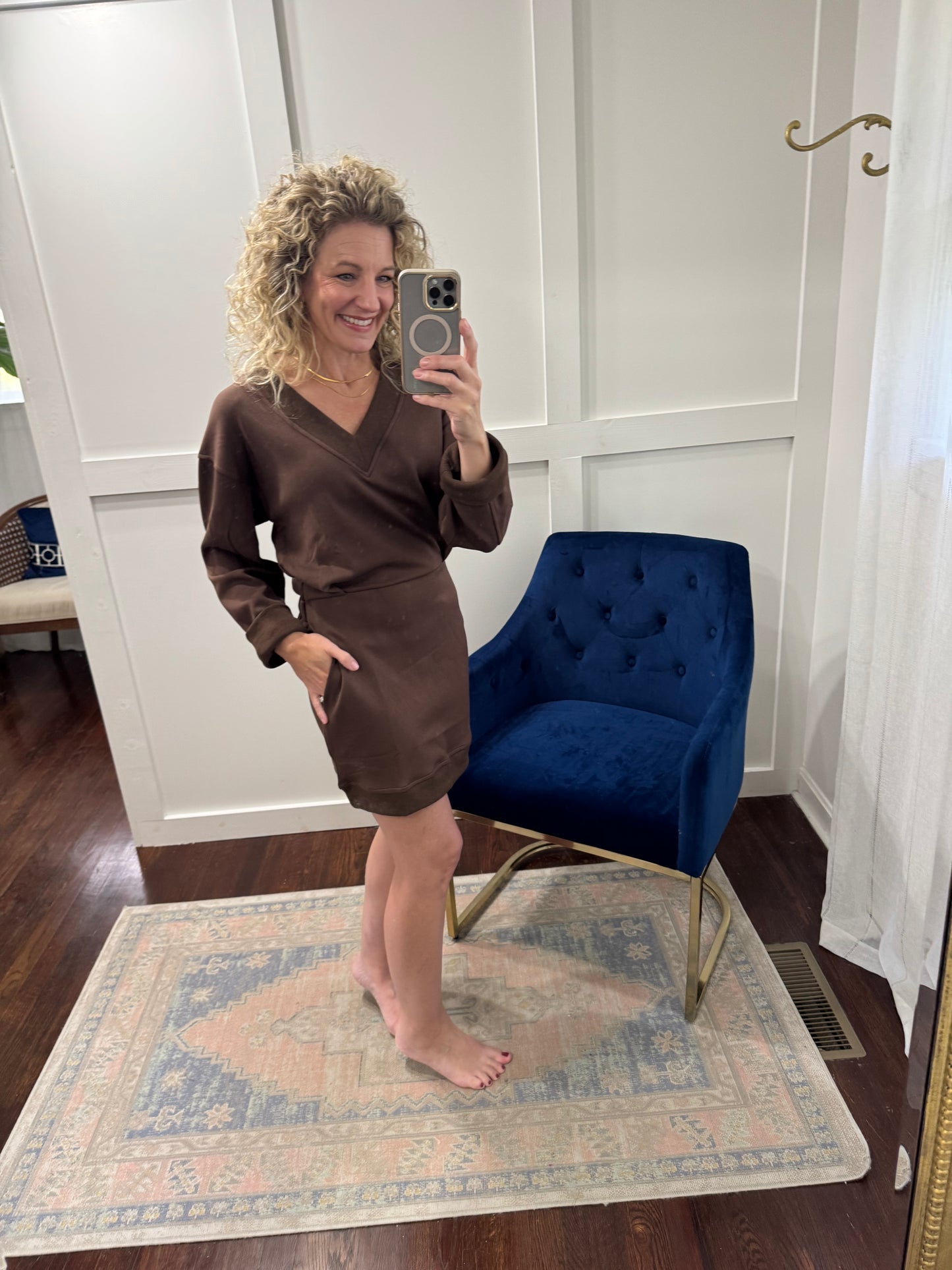 Cocoa scuba modal dress