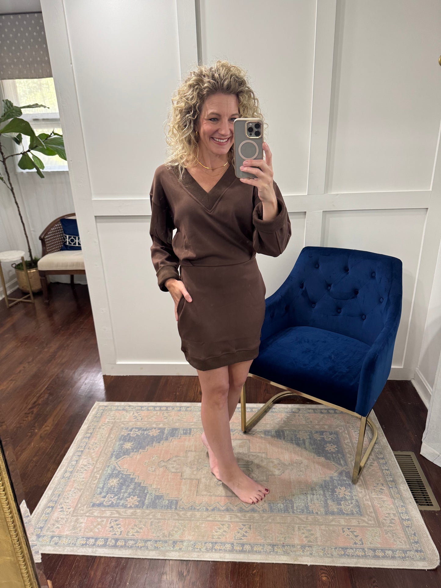 Cocoa scuba modal dress