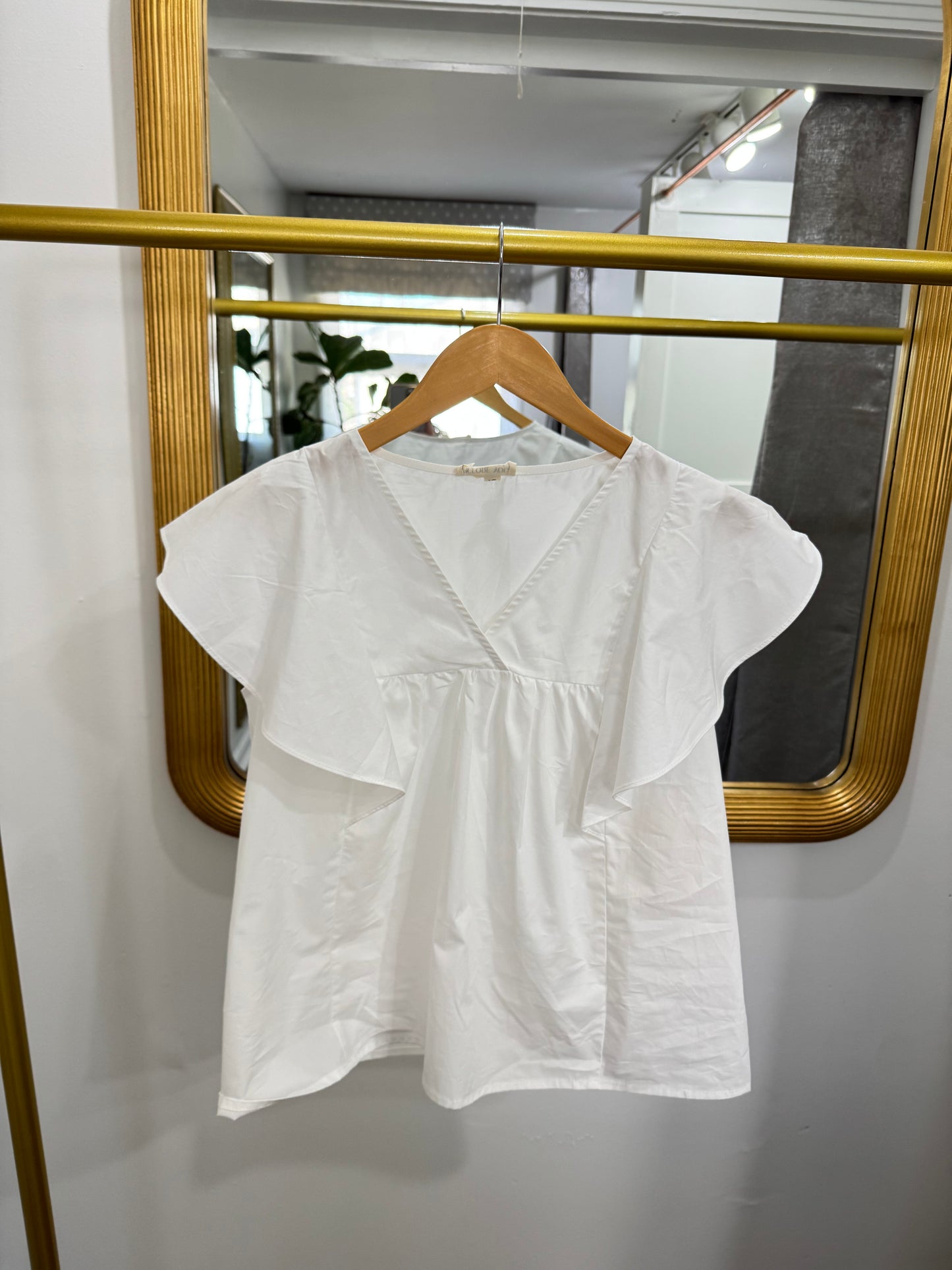 Clara poplin blouse