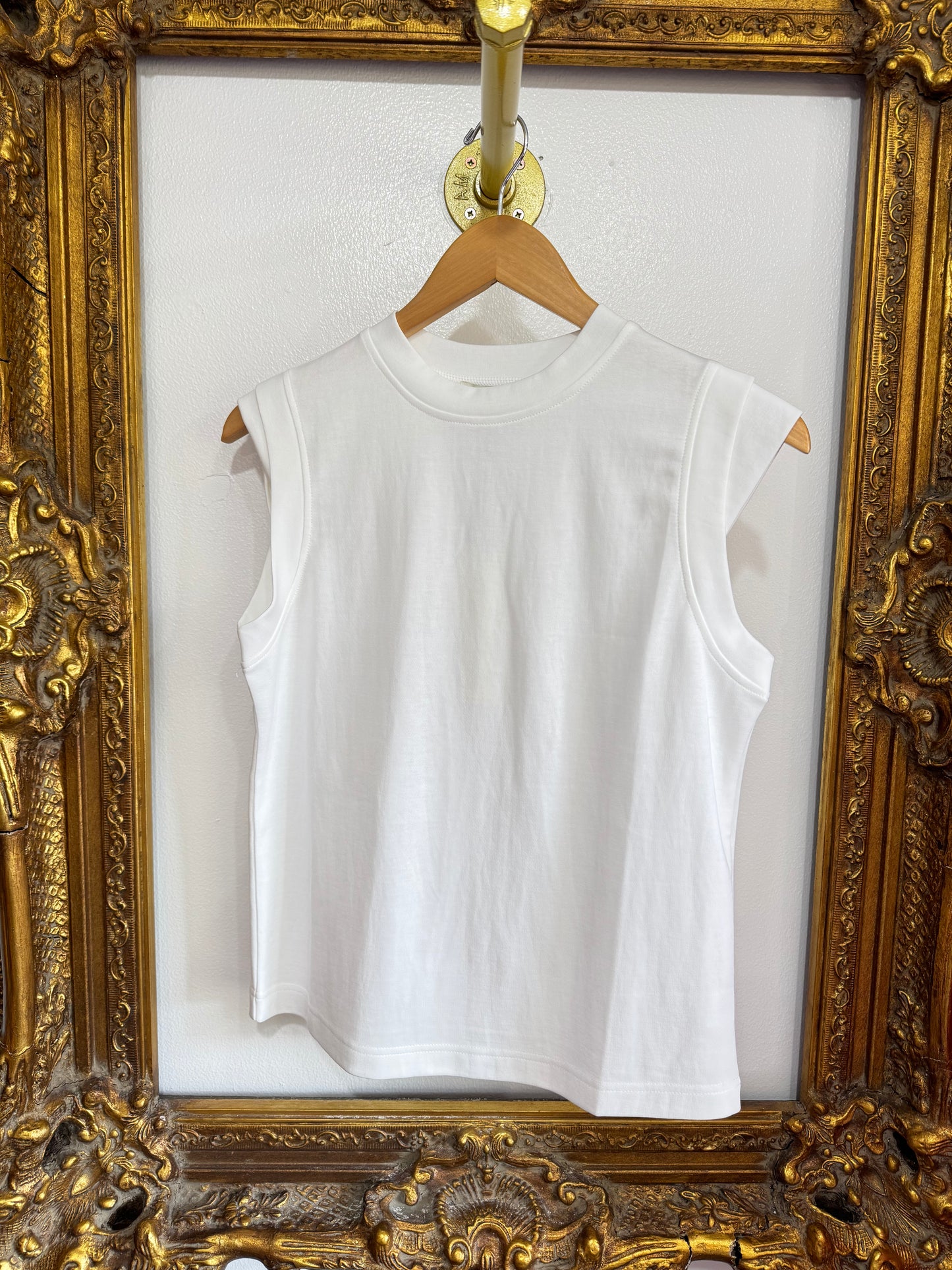 Not your basic off white tee