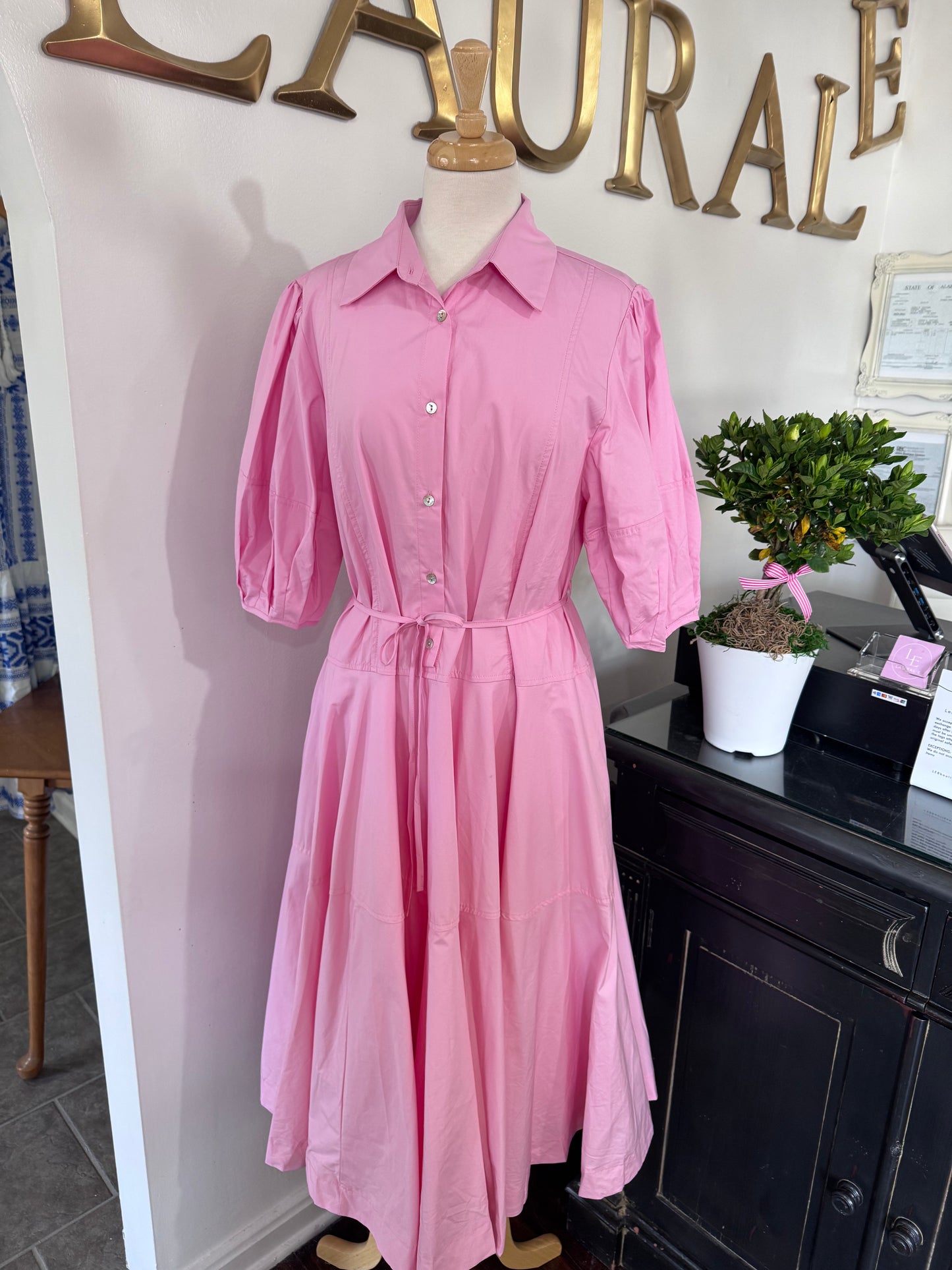 Pink blossom midi