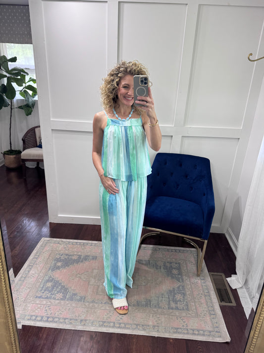 Victoria watercolor pants