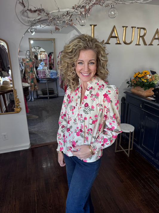 Kimberly Mistflower blouse