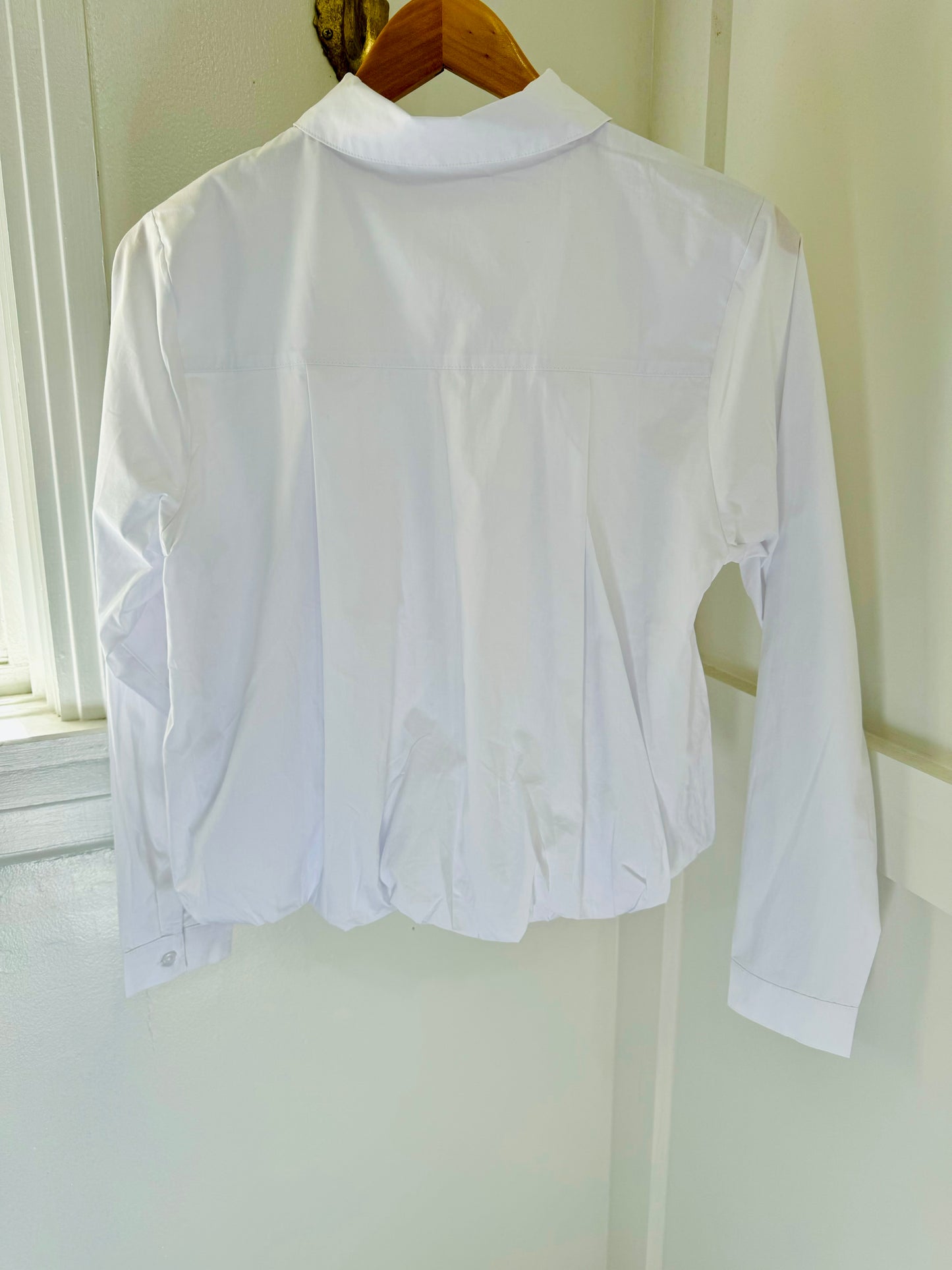 Maribel white button down