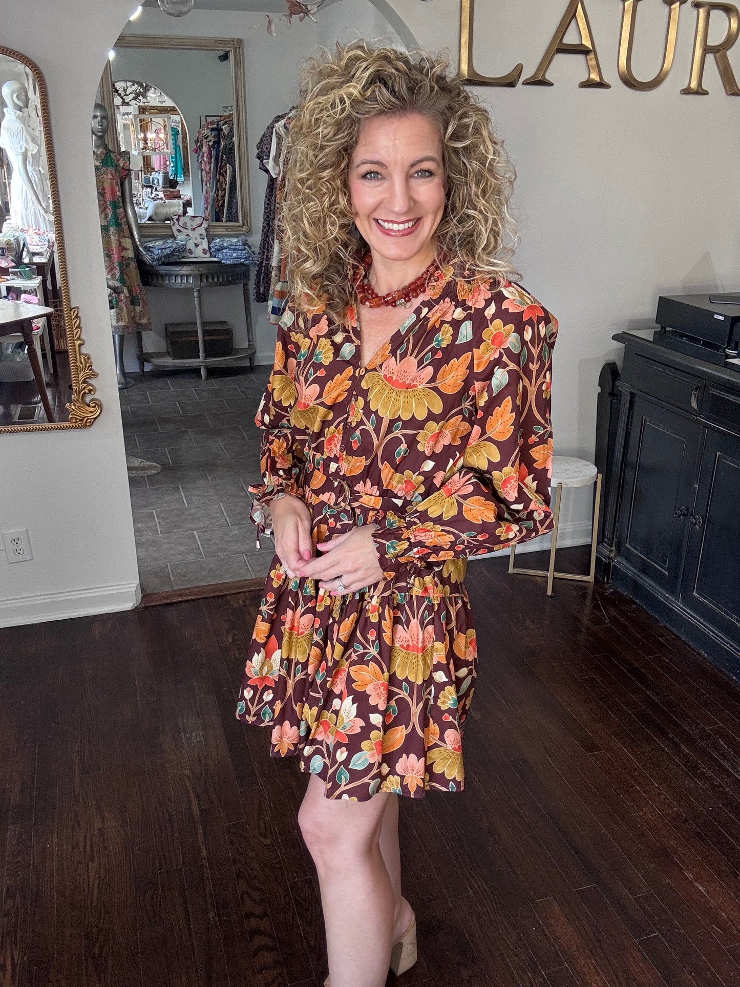 Amber bloom dress