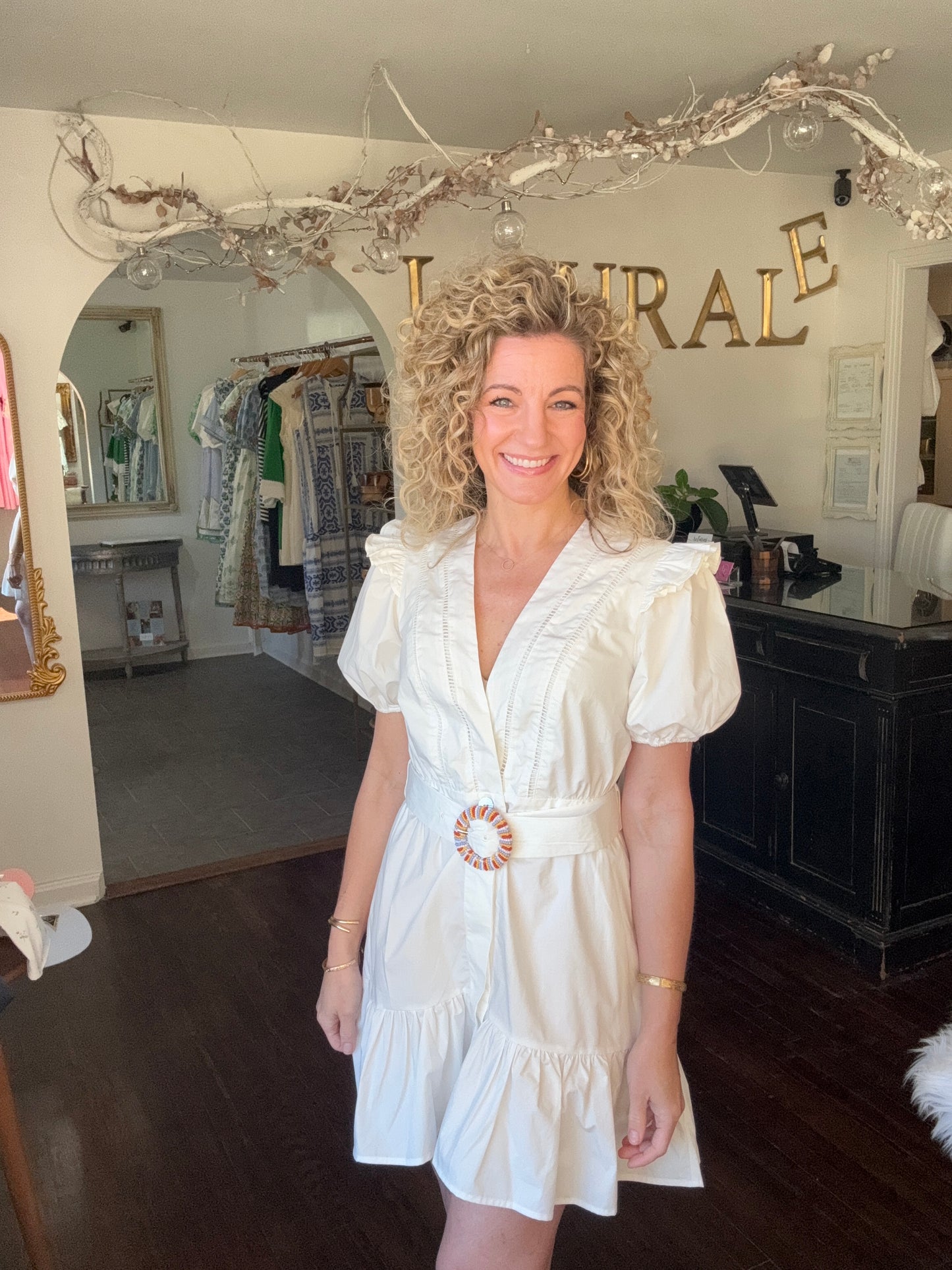 Hadley white dress
