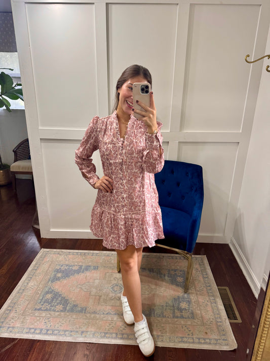 Mauve Floral dress