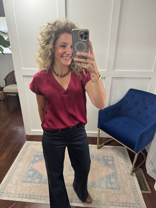 Kristen v-neck top