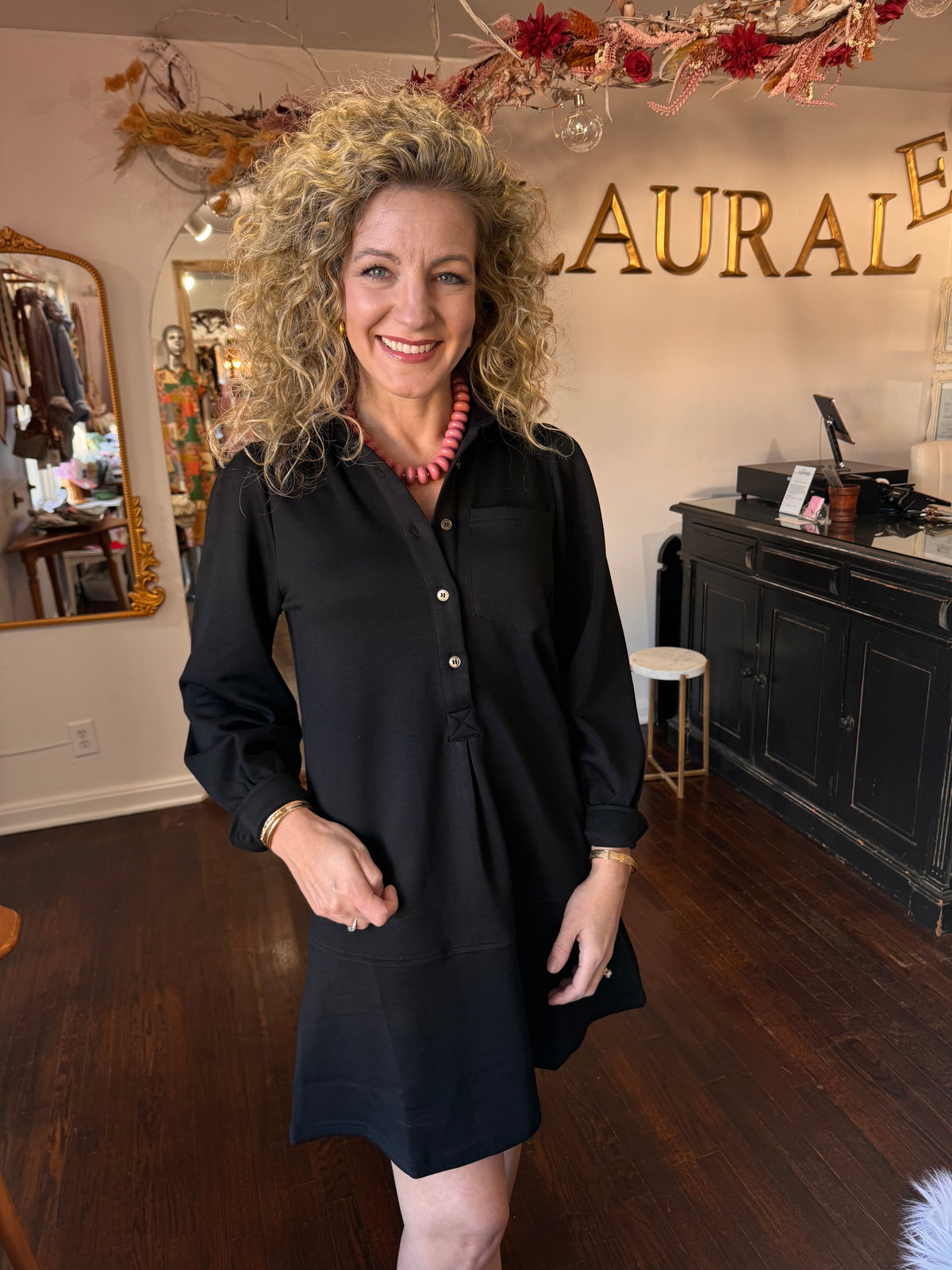 Black buttery soft dress