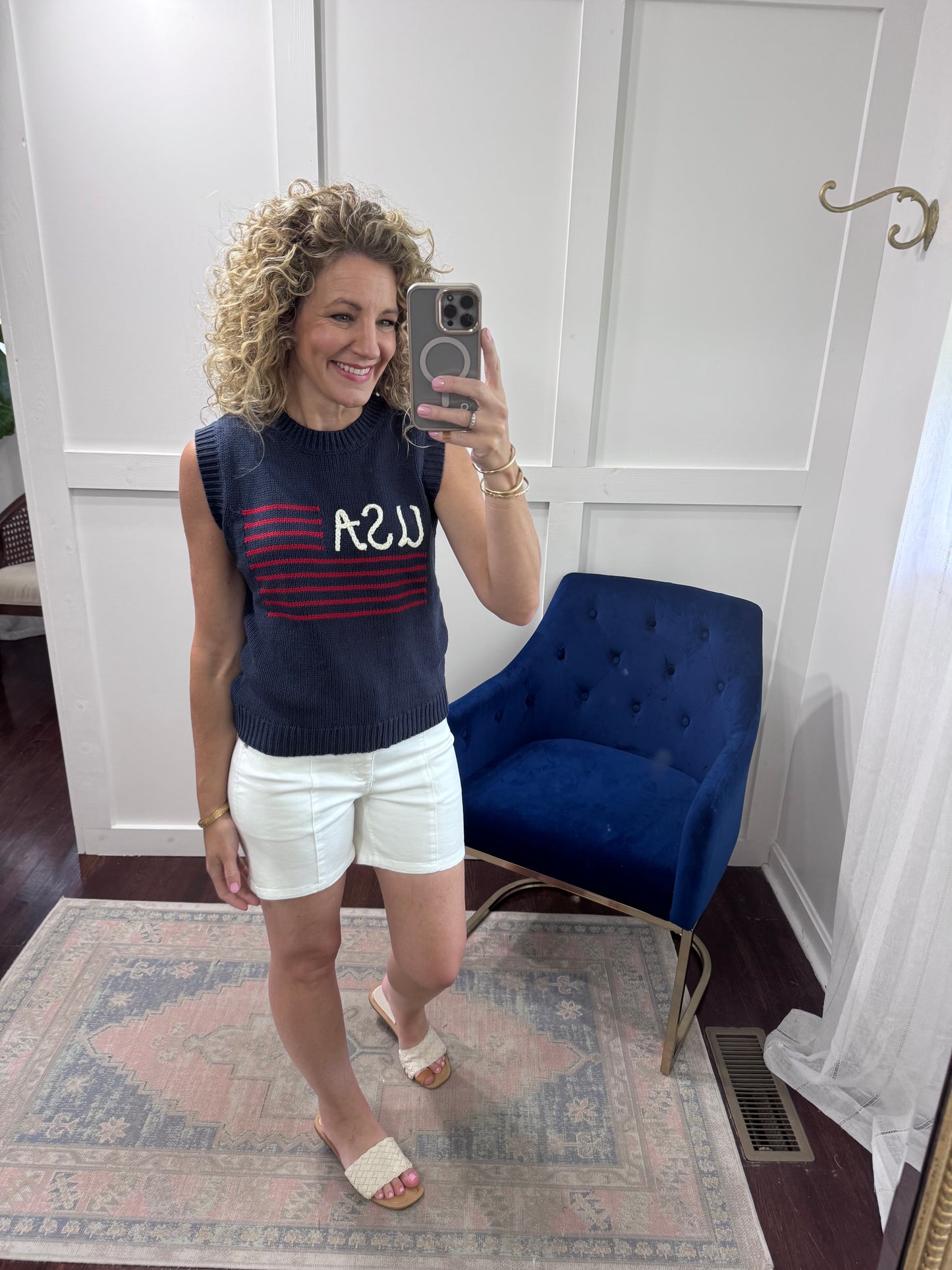American flag sweater