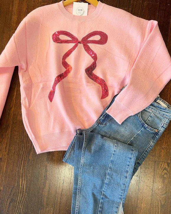 Bea Baby Pink Sweater – Beginning Boutique US