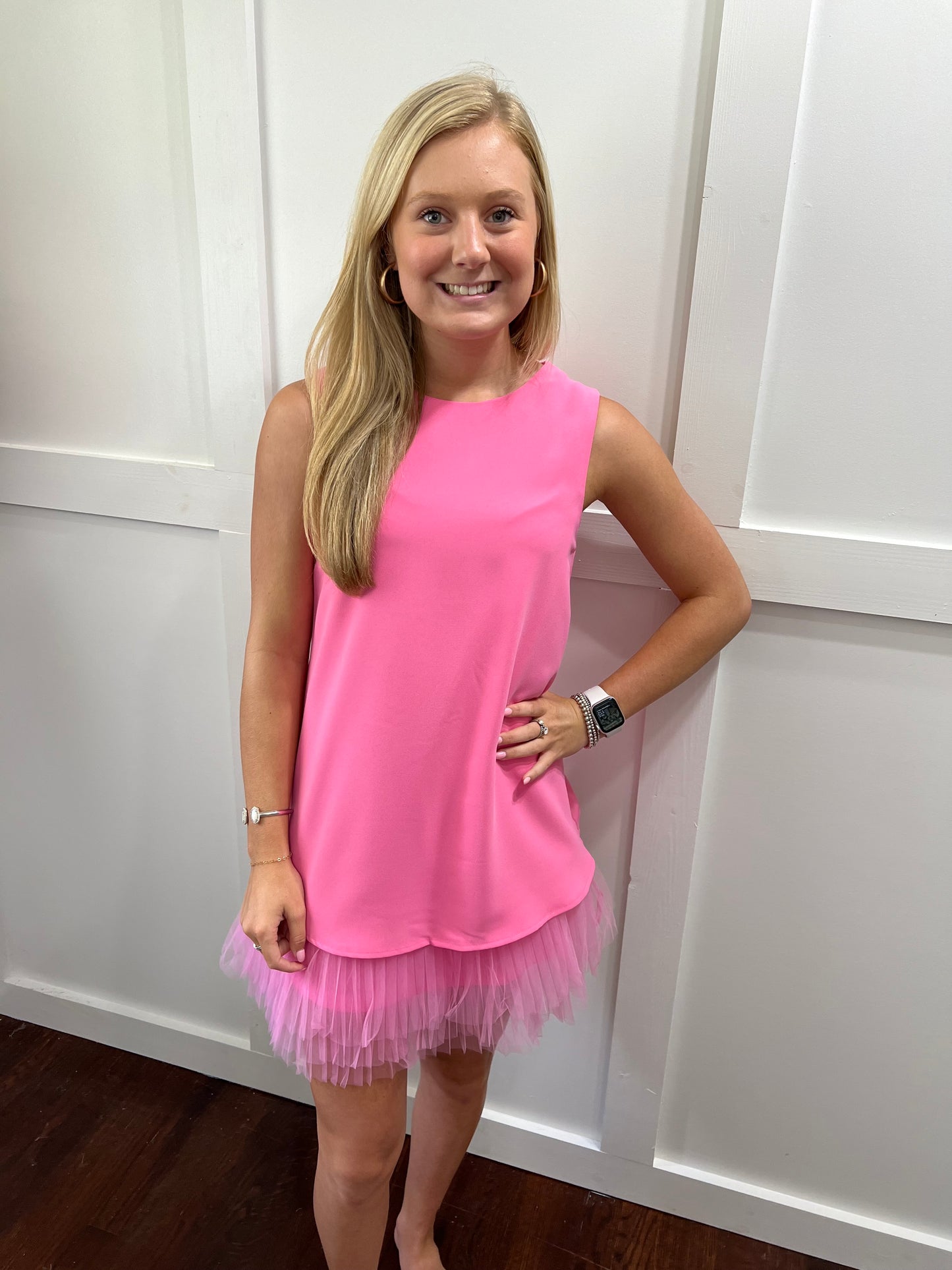 Barbie pink tulle dress