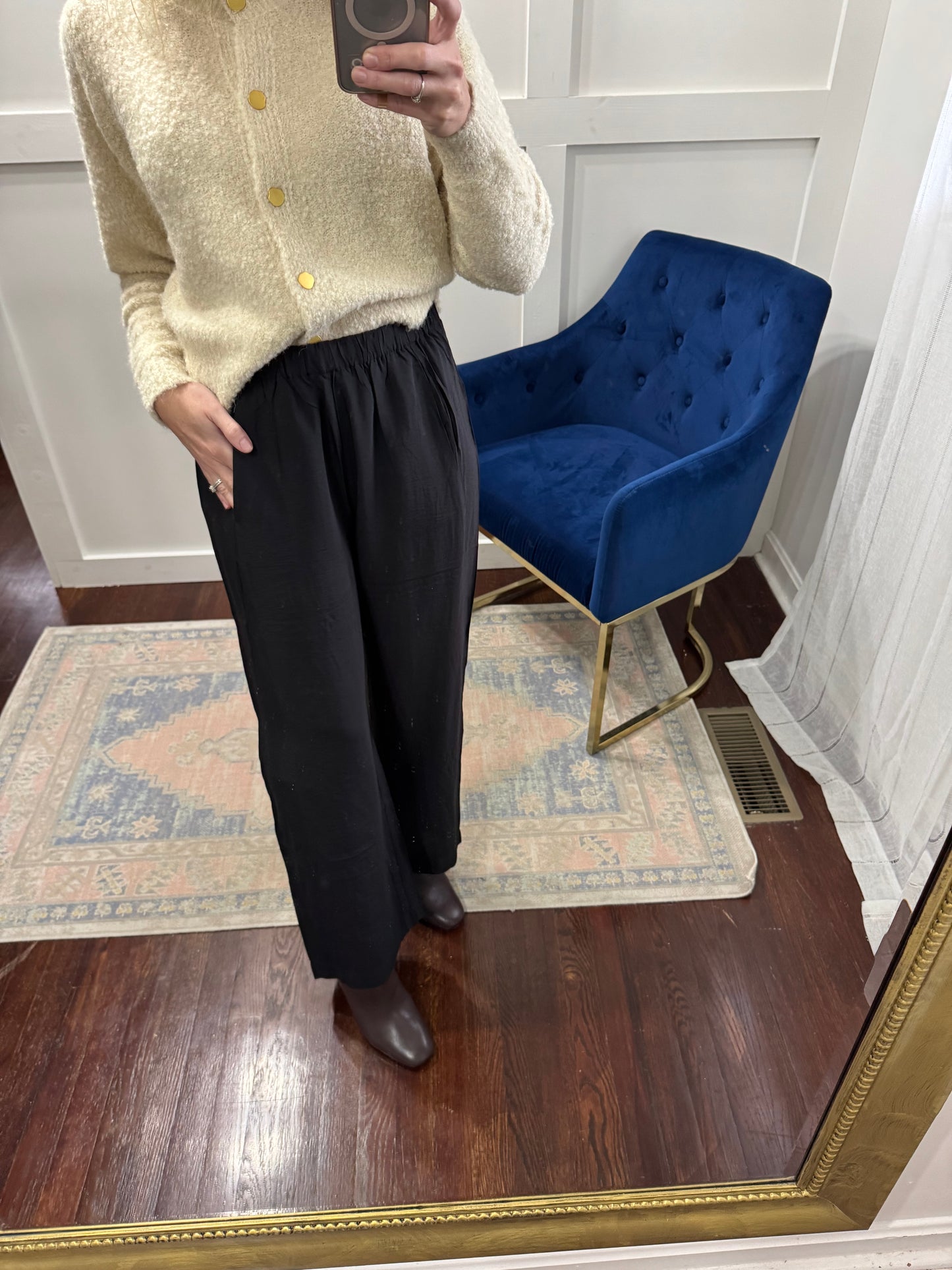 Paris brushed suede pant