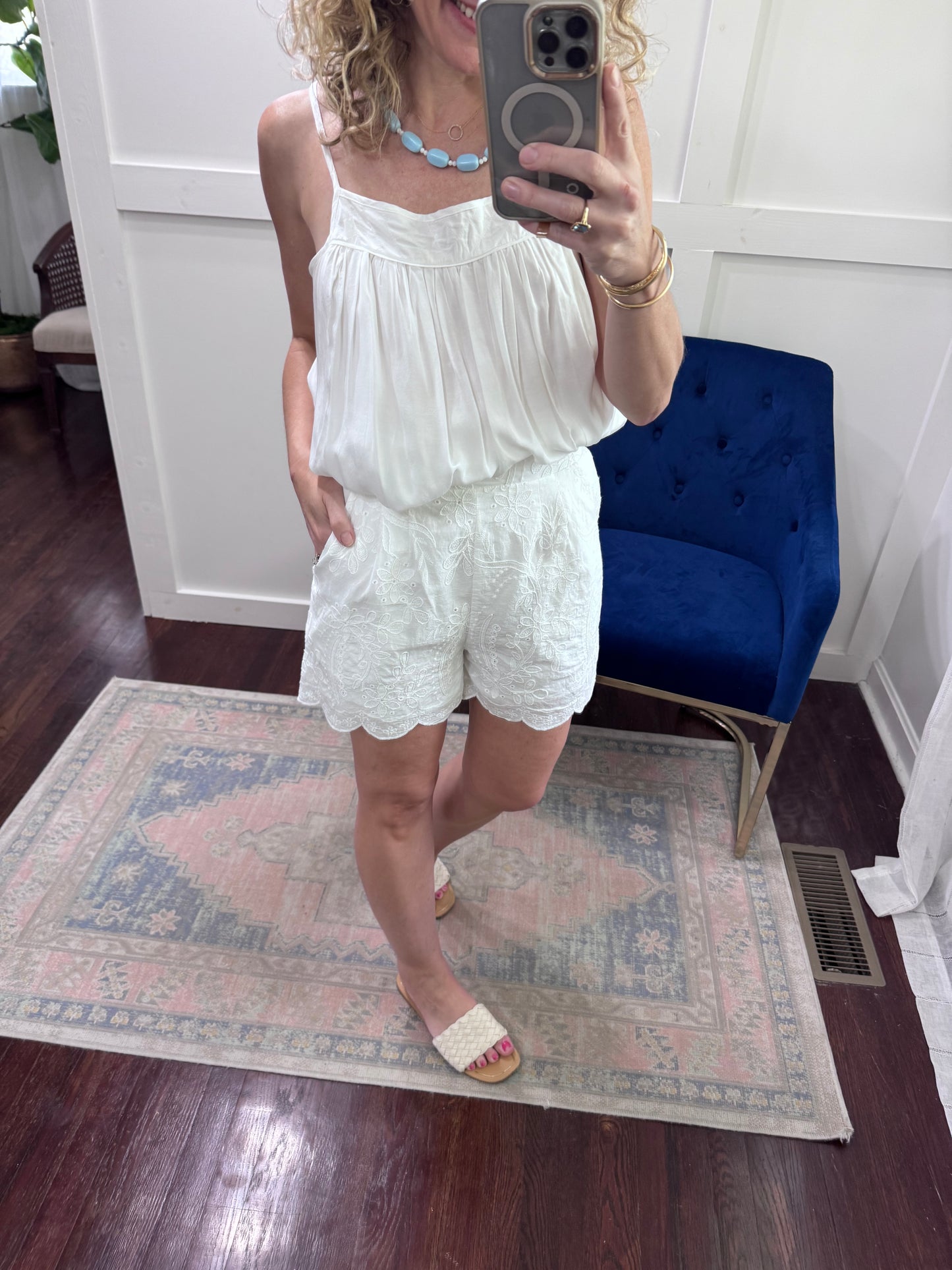 Jannie white shorts