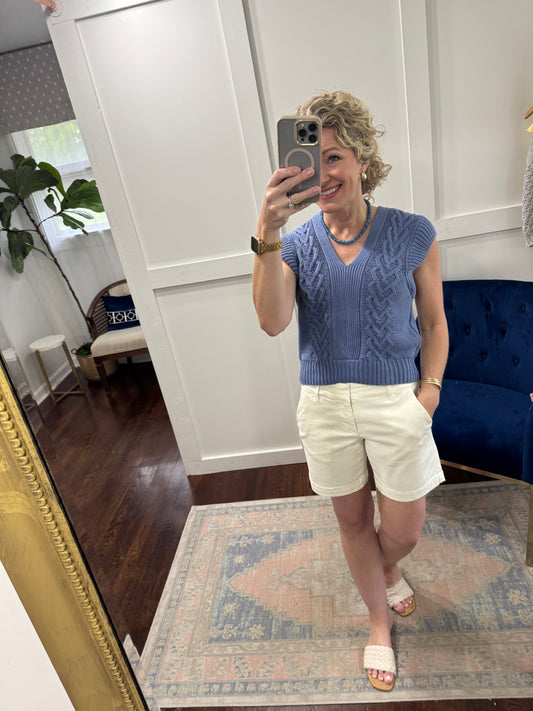 Emberly blue sweater