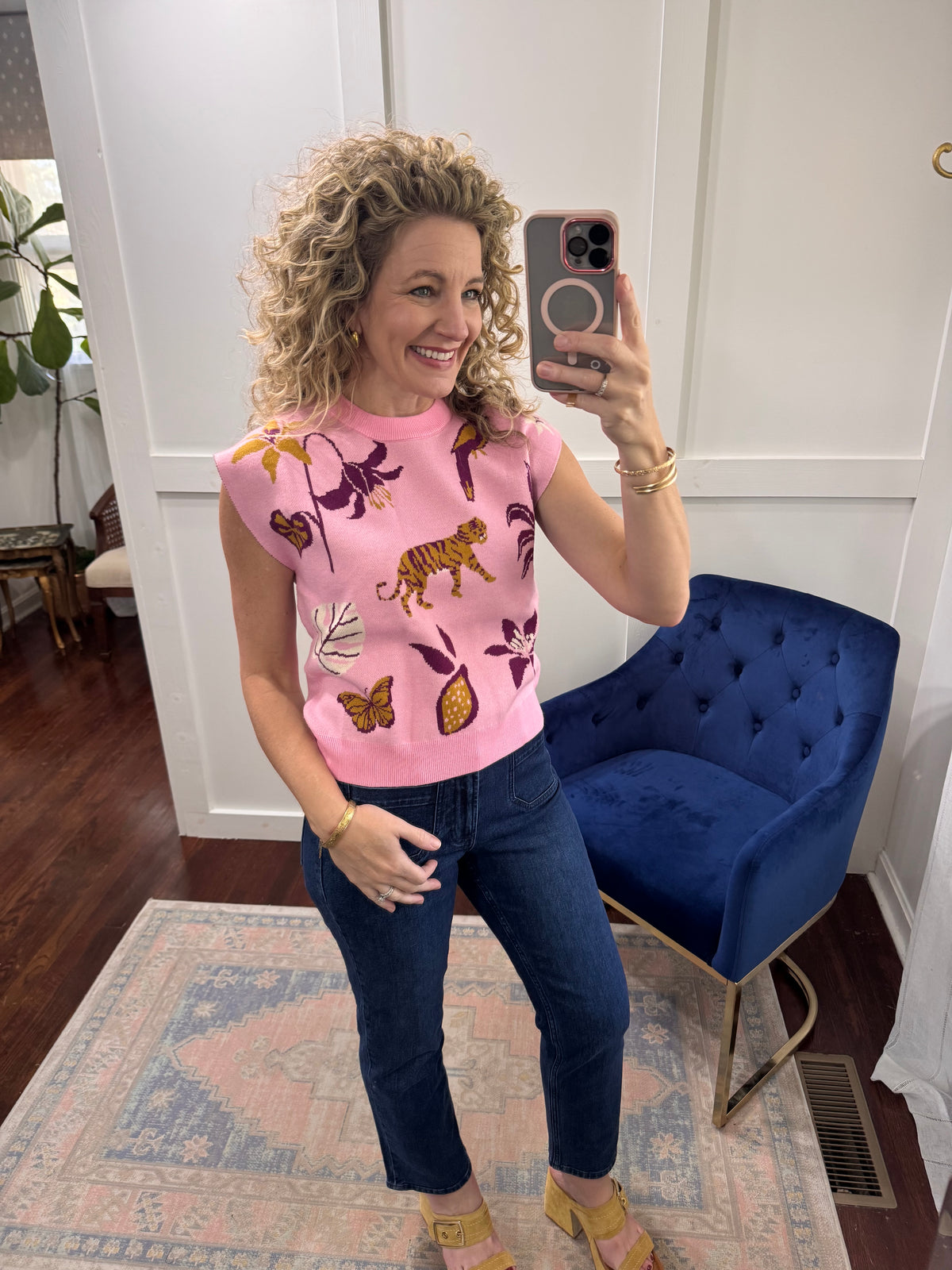Pink Jungle sweater