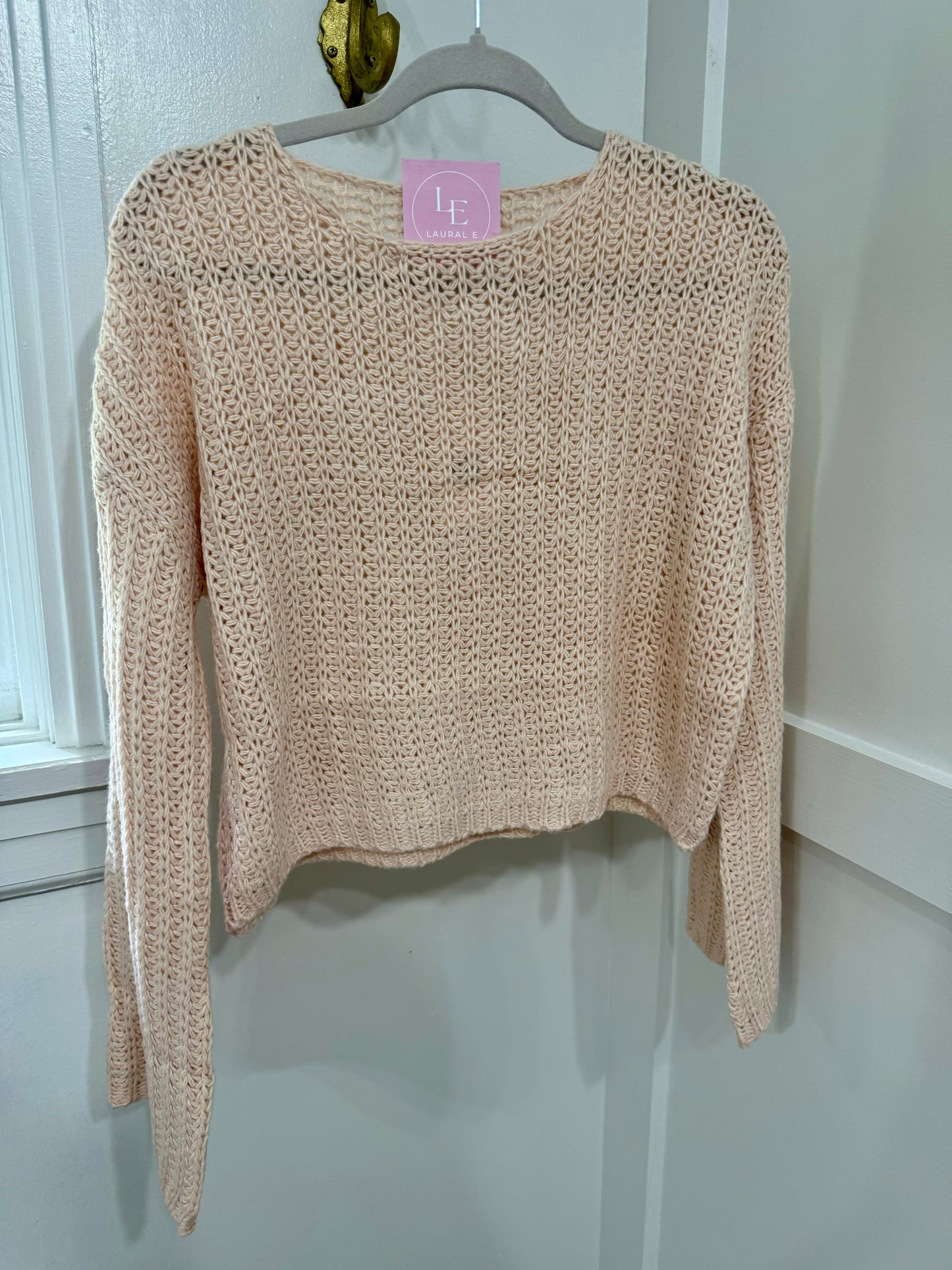 Rosalia blush sweater