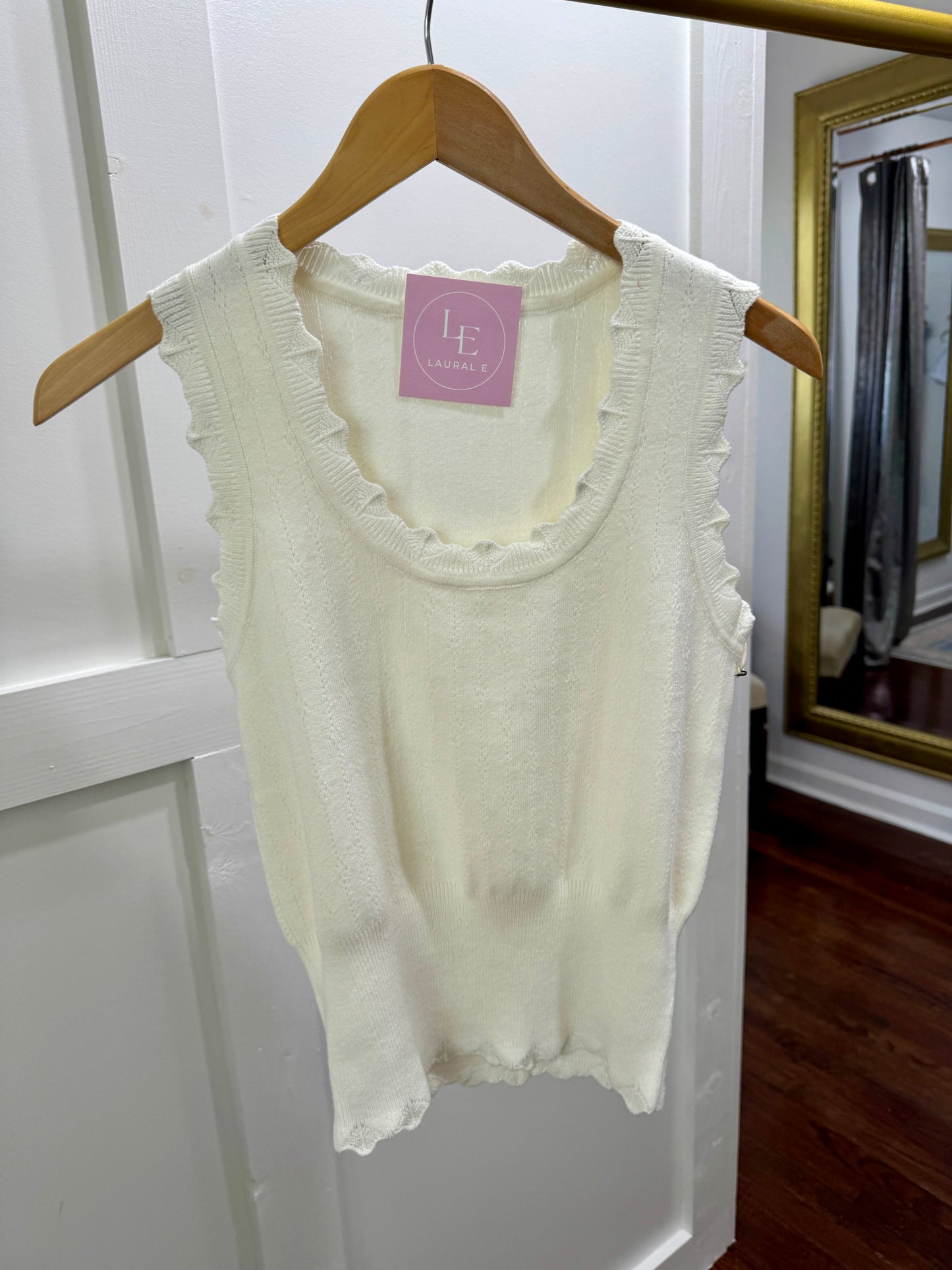 Padma white sea salt sweater