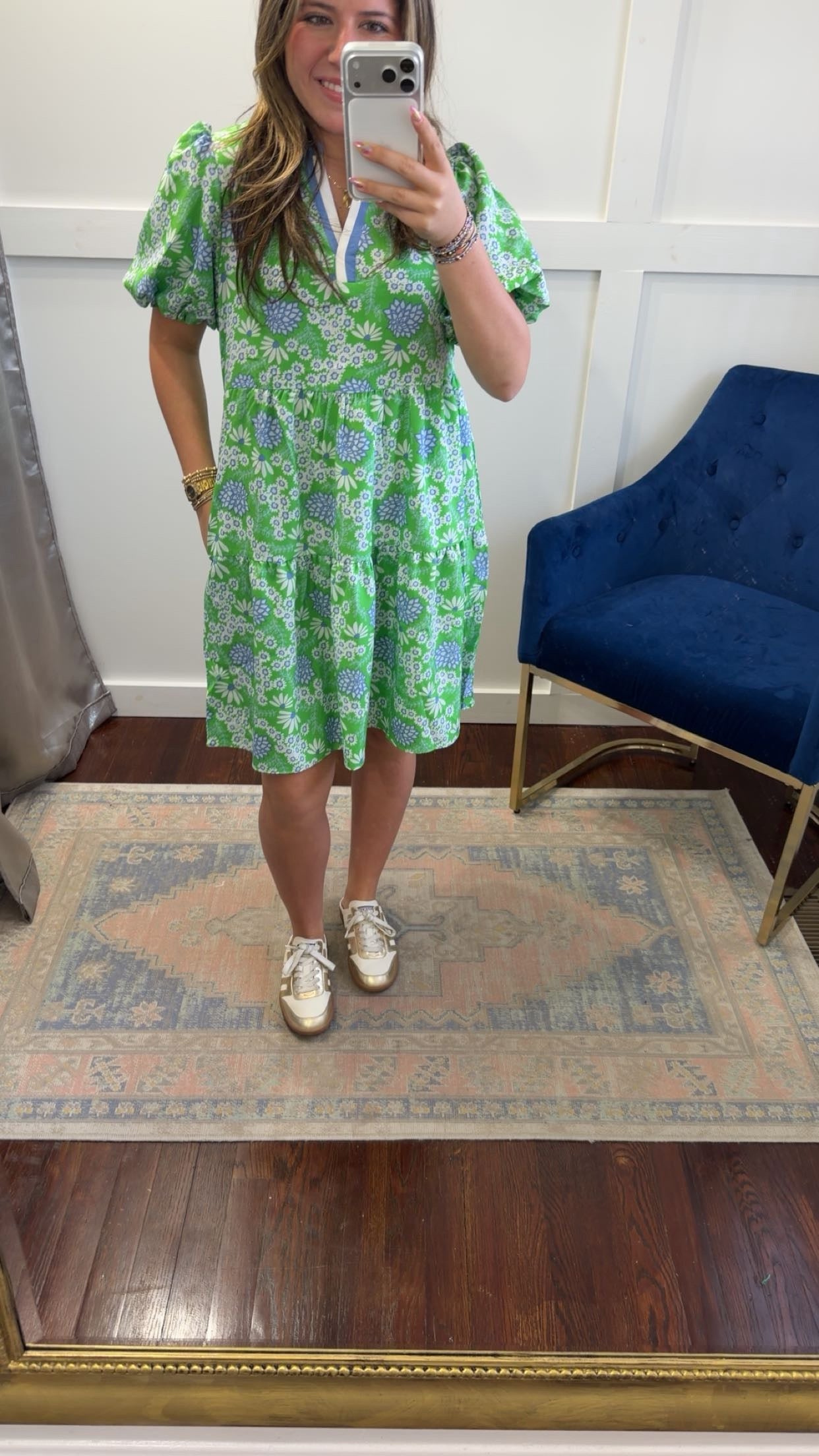 Kinsley daisy floral dress