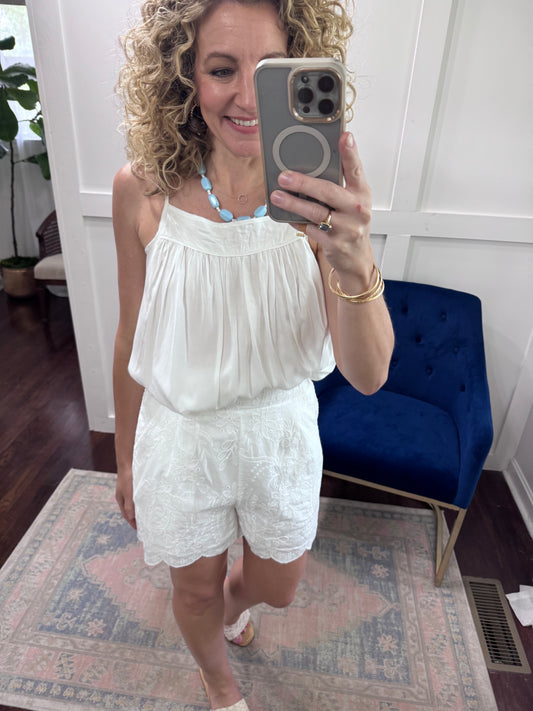 Jannie white shorts