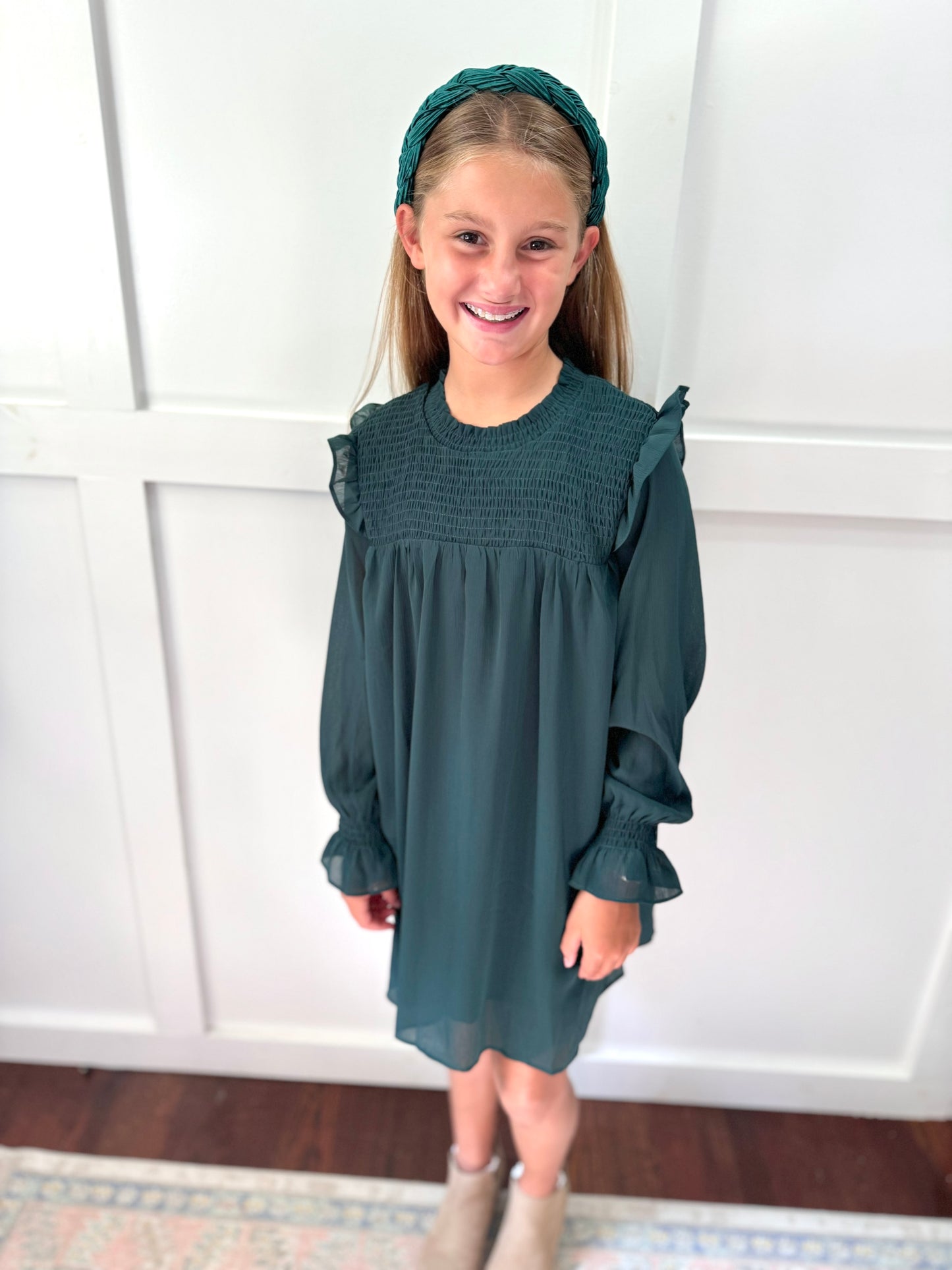 Tween Lottie Huntergreen Dress