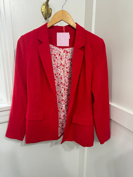 Red blazer