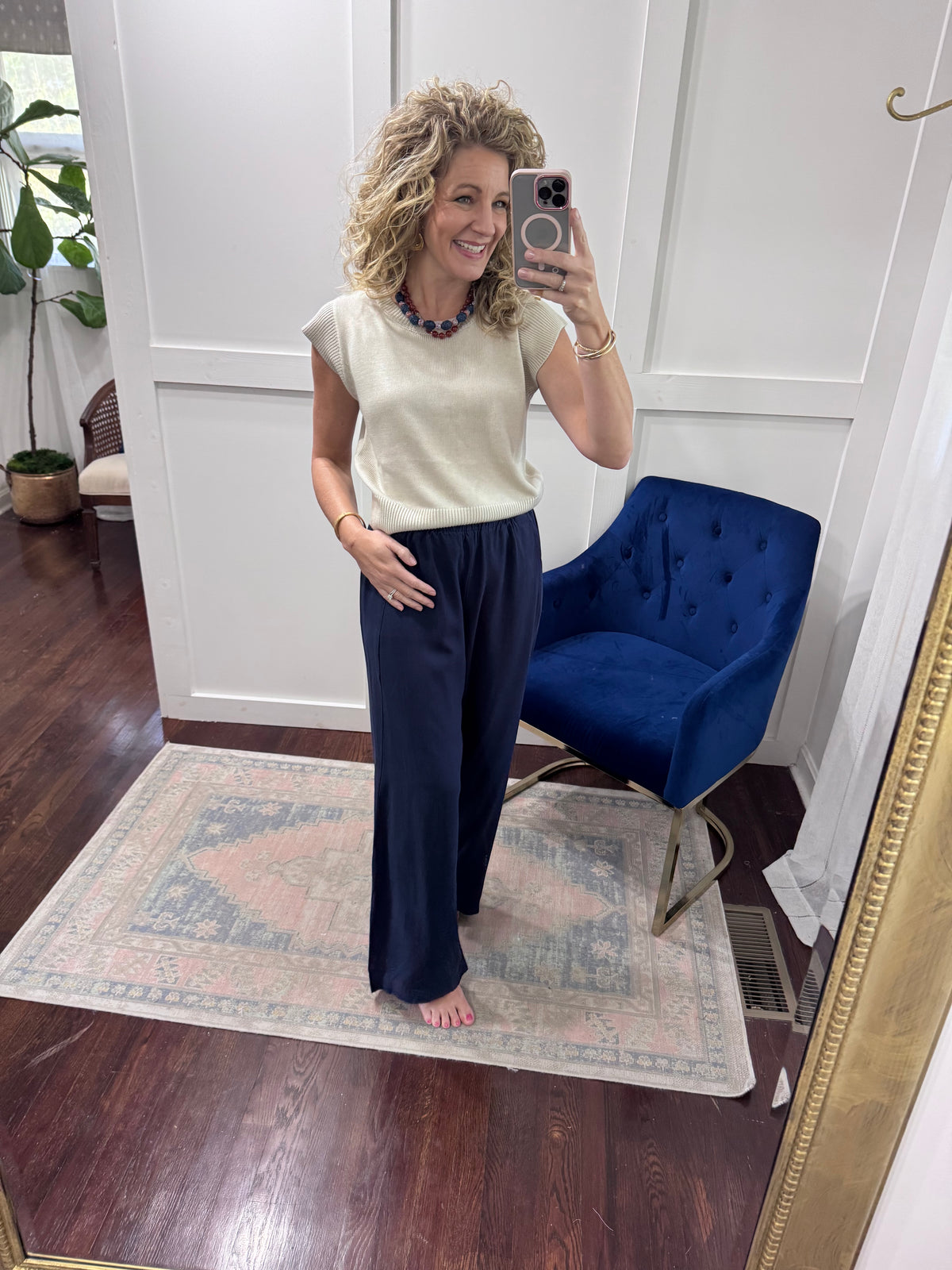 Paris pant brushed cotton