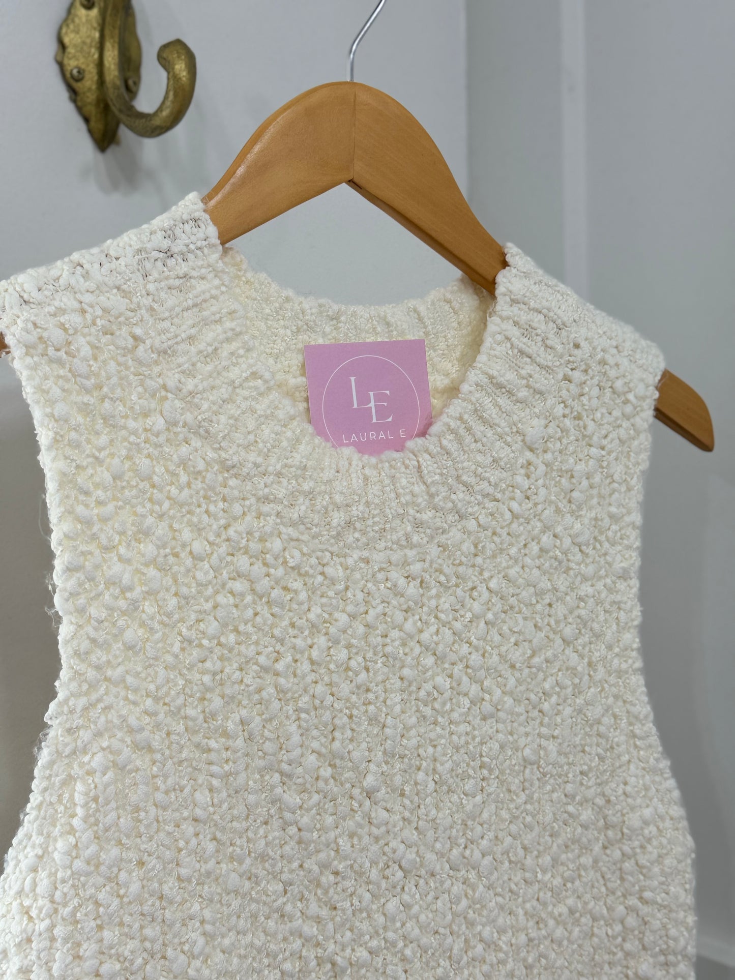 Cosette cream sweater vest.