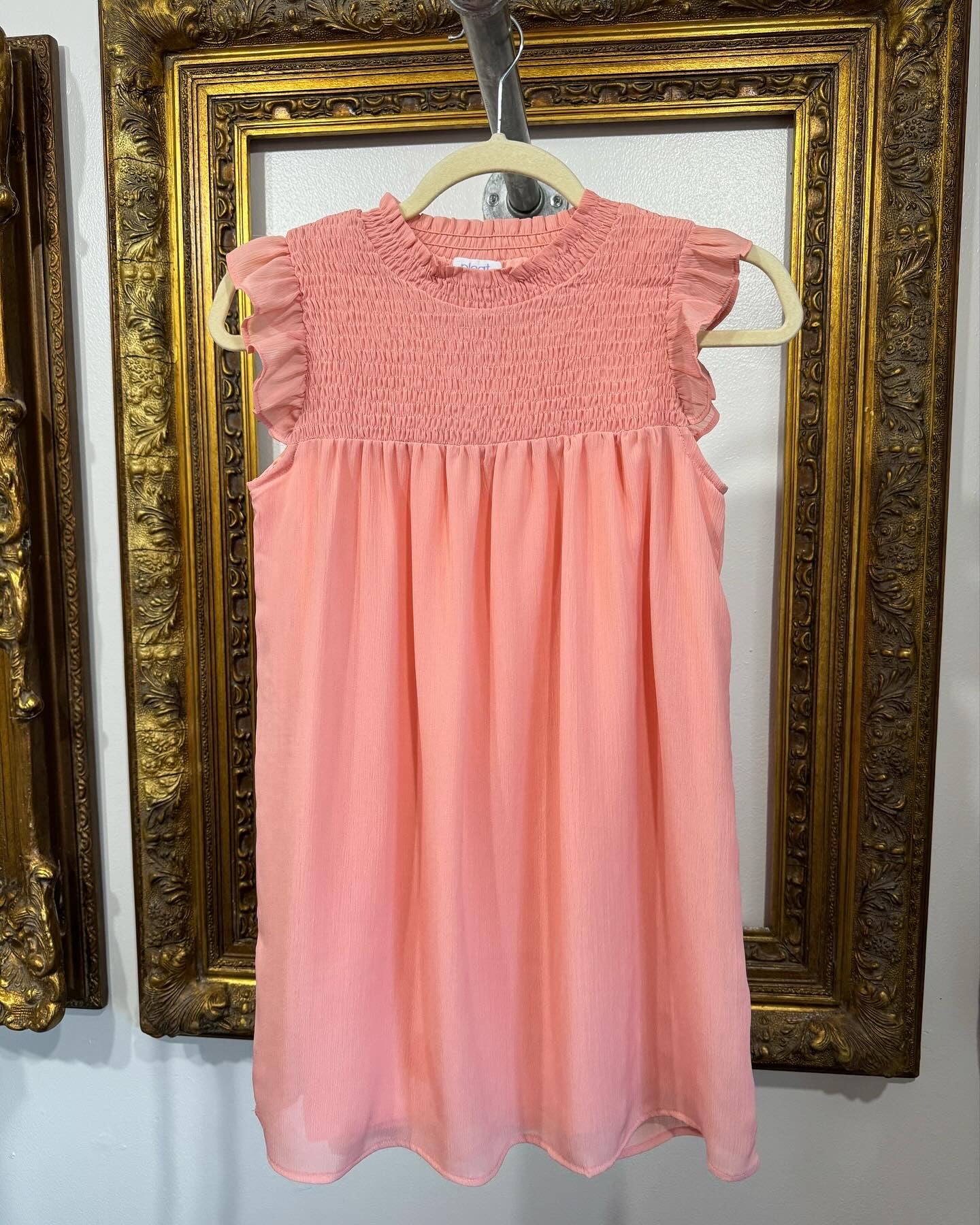 Lottie coral dress- Tween