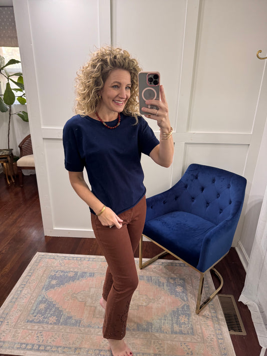 Lina Sapphire Blue sweater