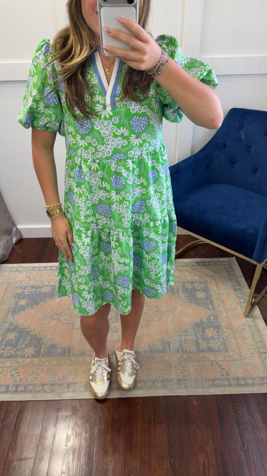 Kinsley daisy floral dress