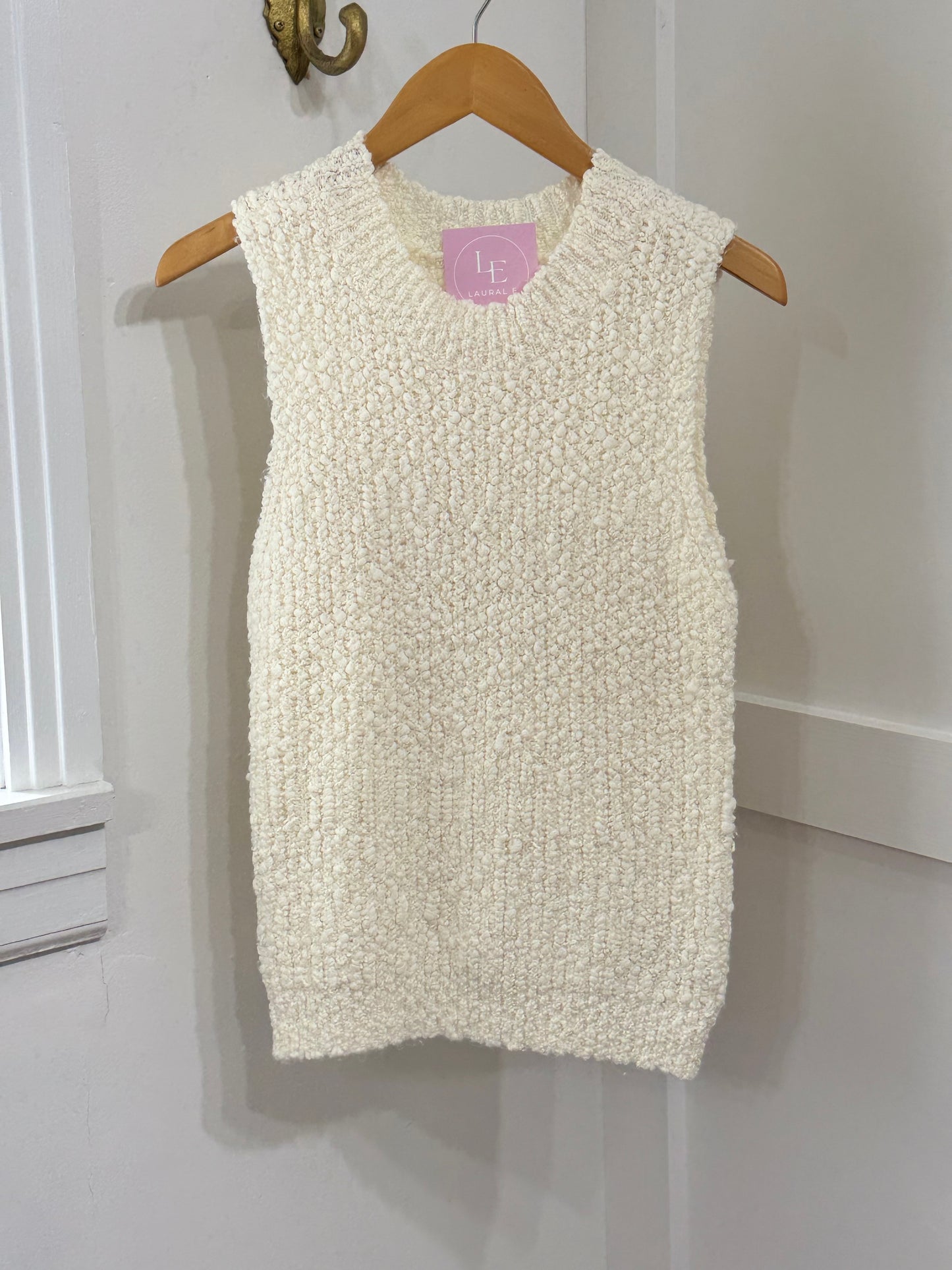 Cosette cream sweater vest.