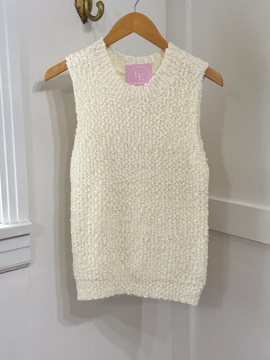 Cosette cream sweater vest.