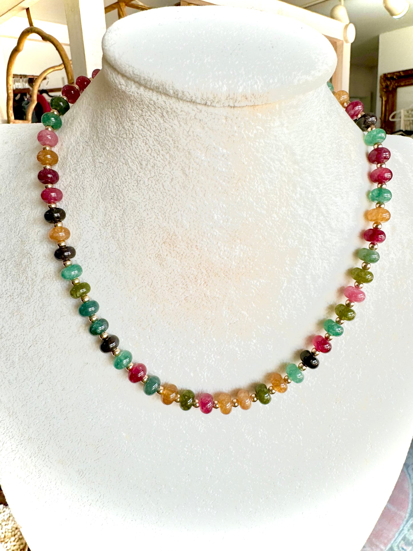 LE Designs beaded necklace