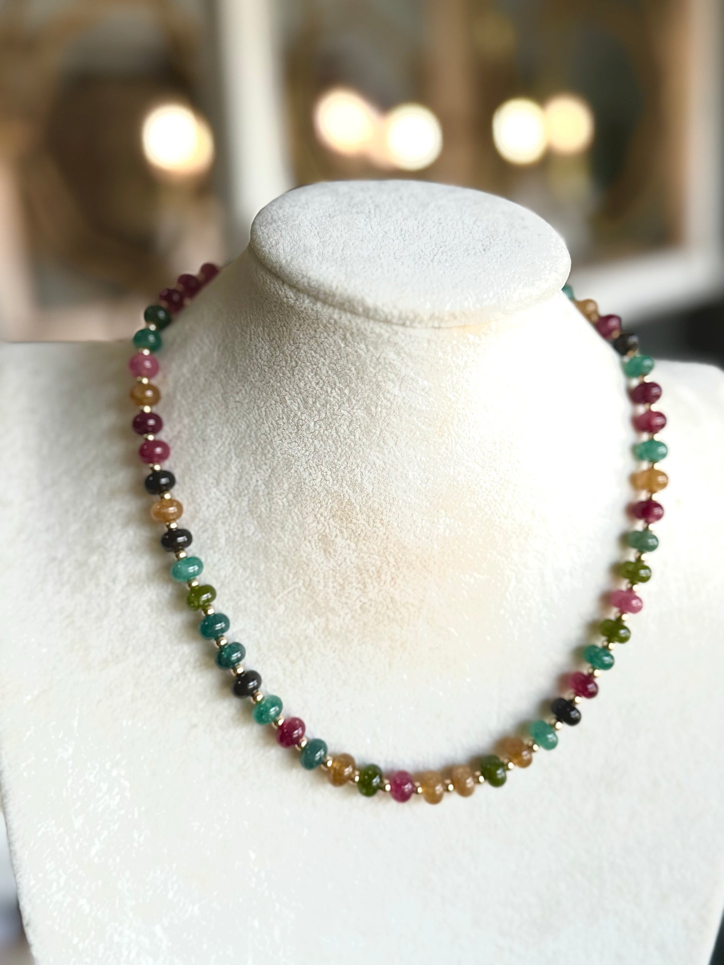 LE Designs beaded necklace