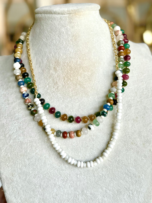 LE Designs beaded necklace