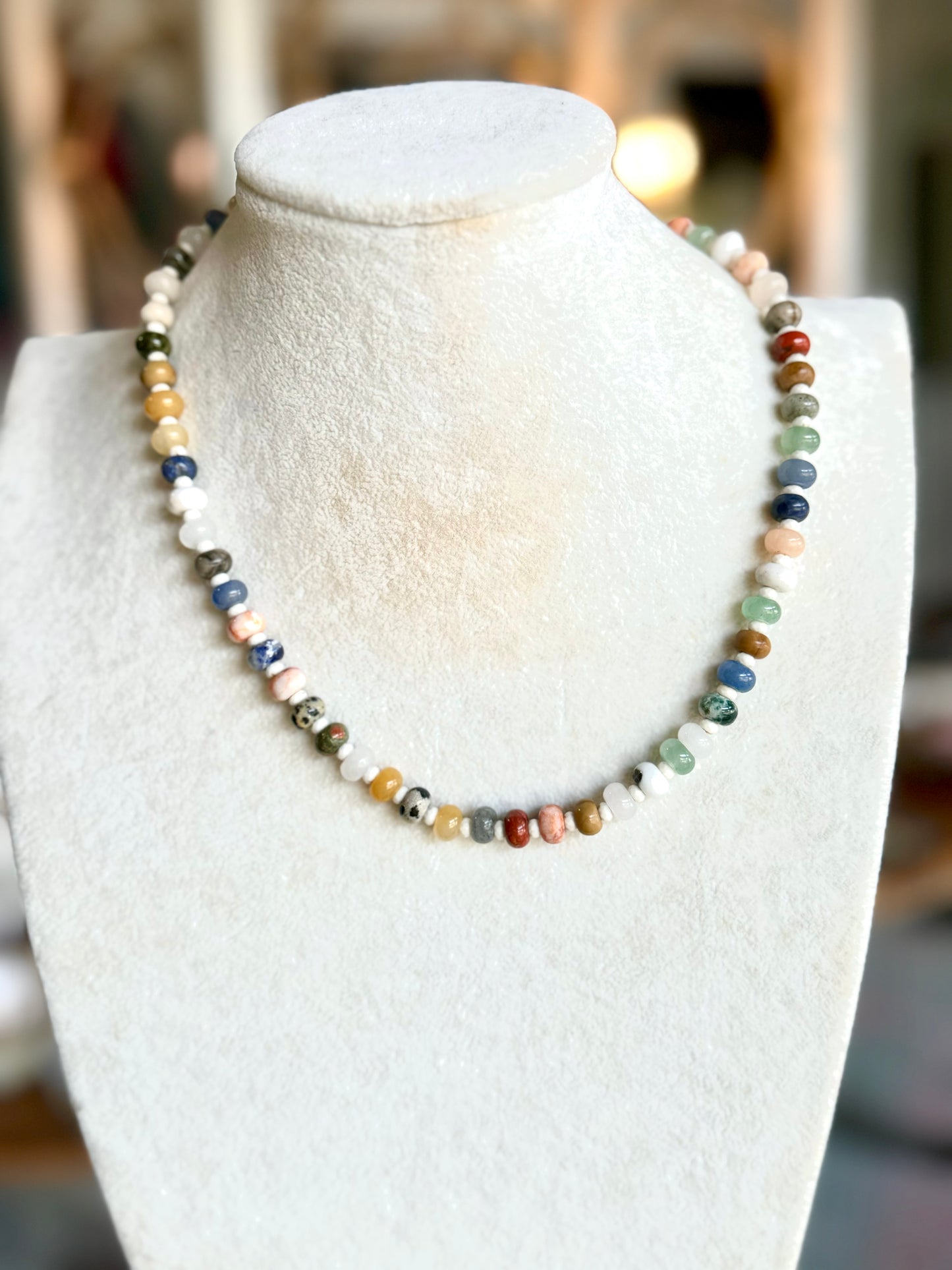 LE Designs beaded necklace